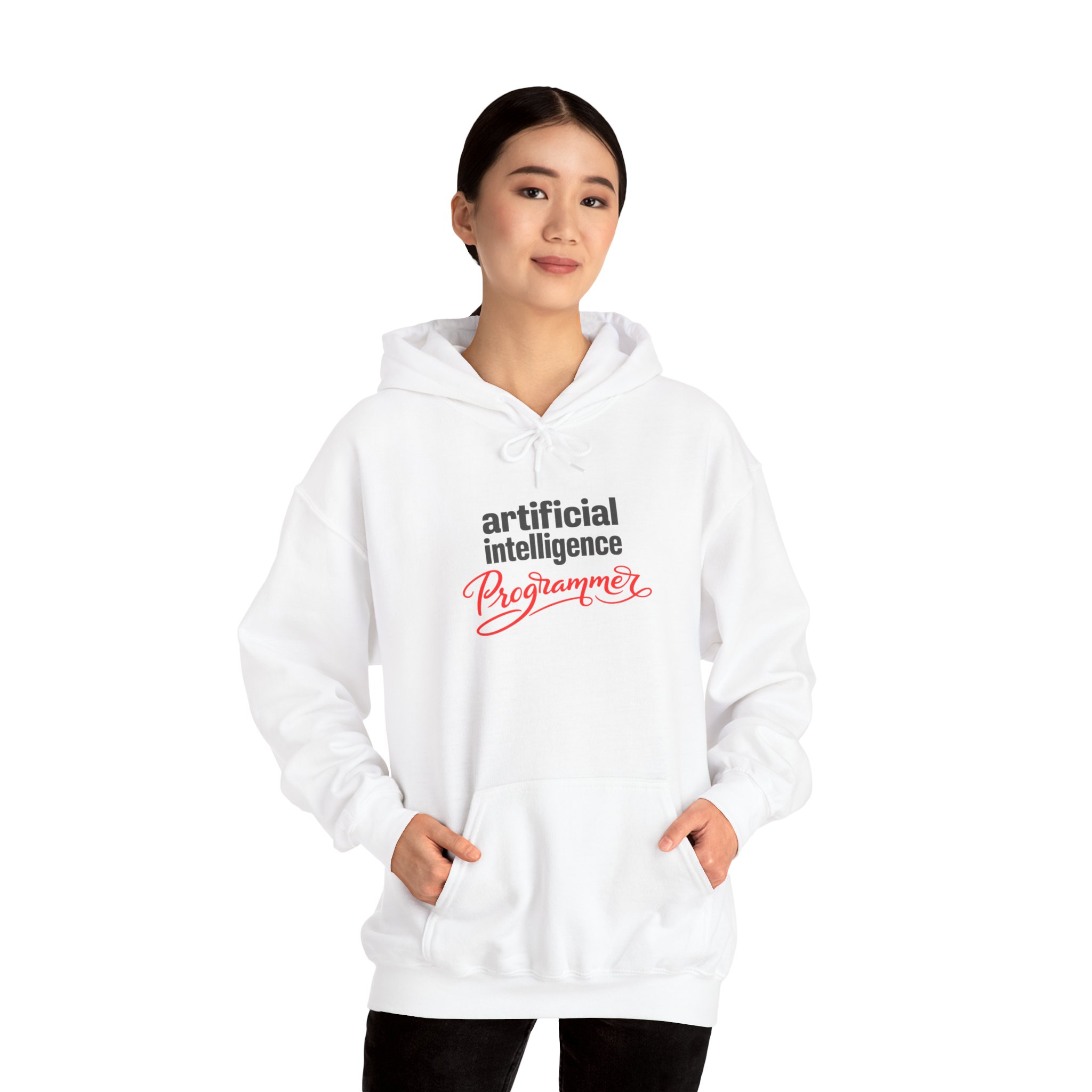 Artificial Intelligence Programmer Hoodie | Bold Script Developer Sweatshirt - Image 14