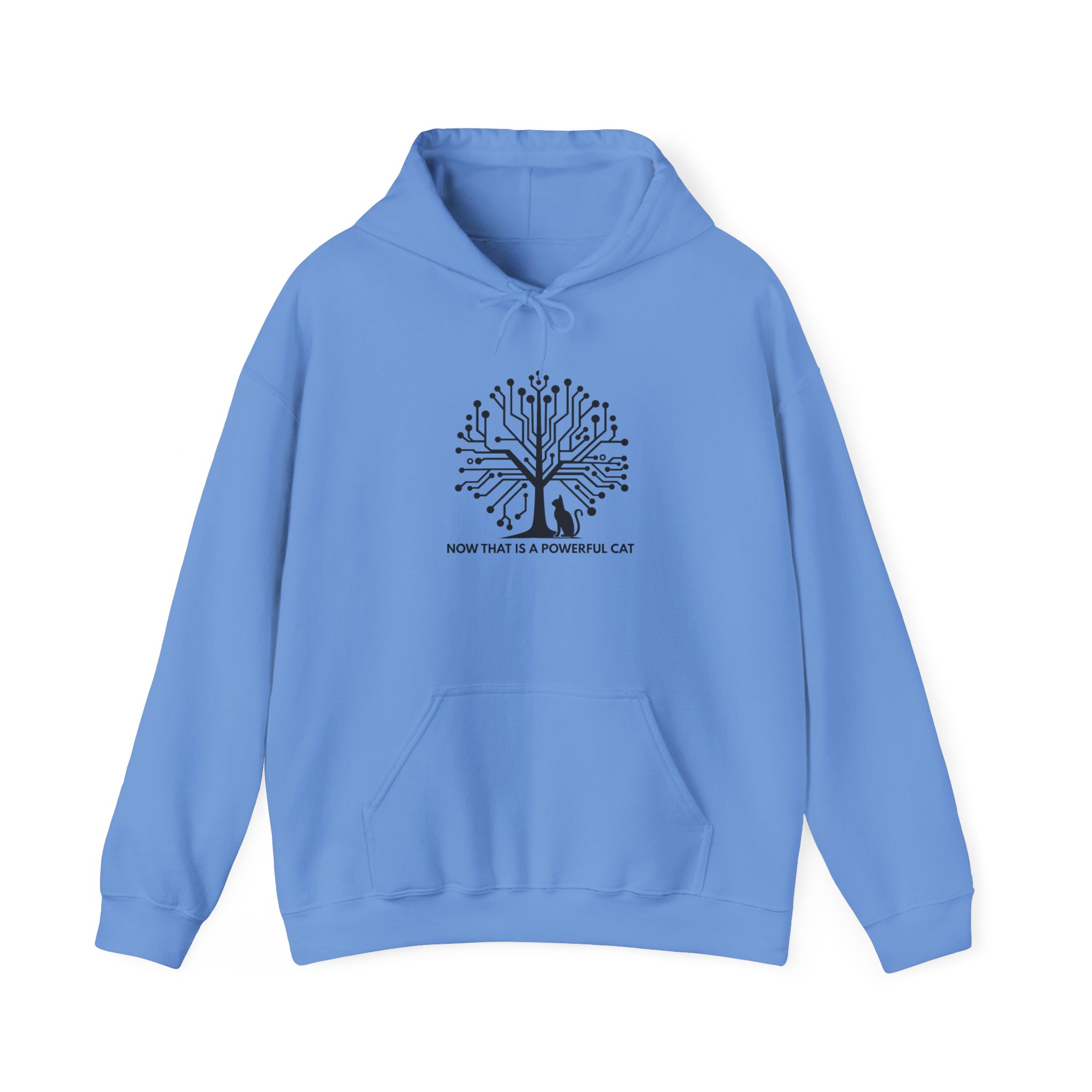 Neural Tree Cat Hoodie | AI Nature Pullover for Developers & Cat Lovers - Image 82