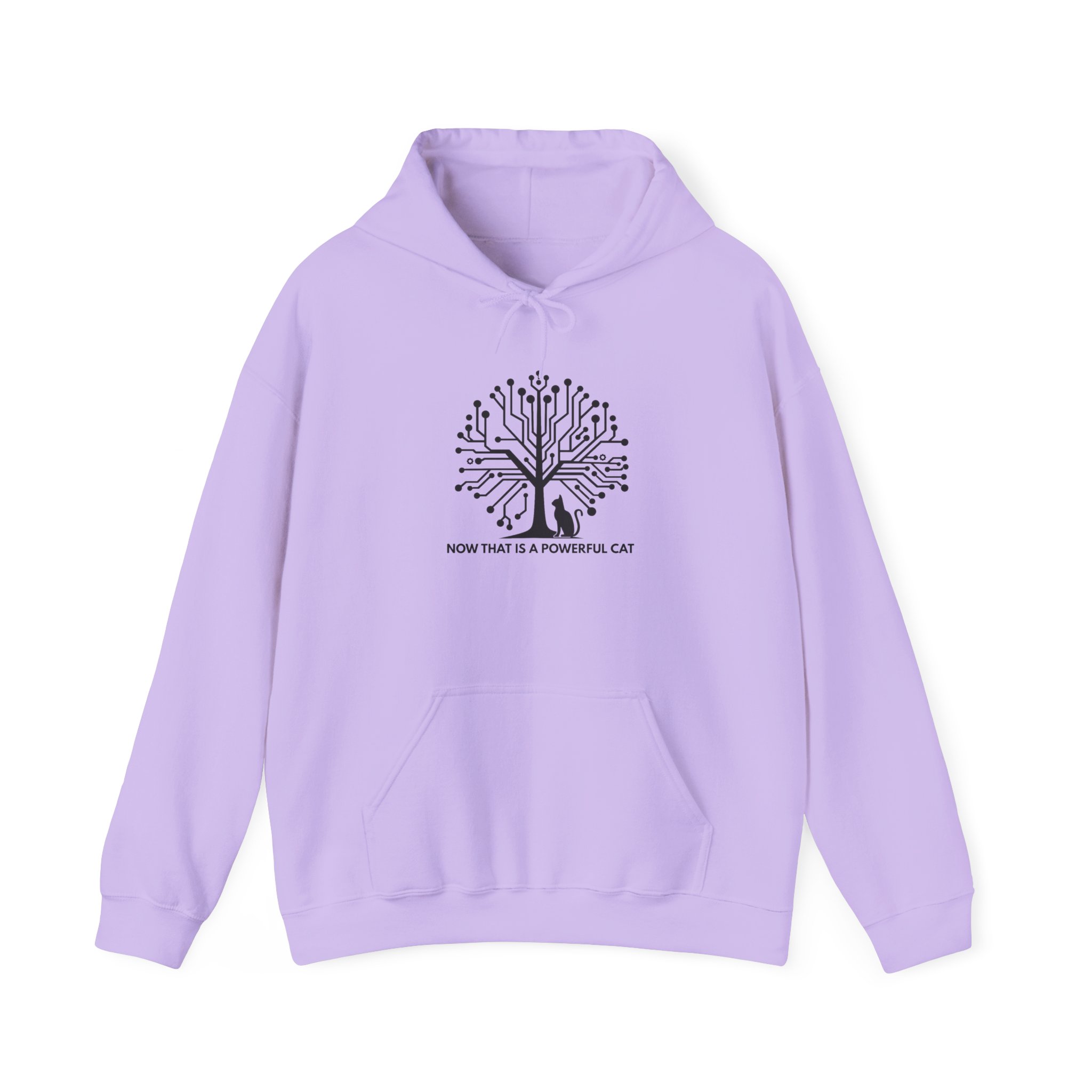 Neural Tree Cat Hoodie | AI Nature Pullover for Developers & Cat Lovers - Image 91