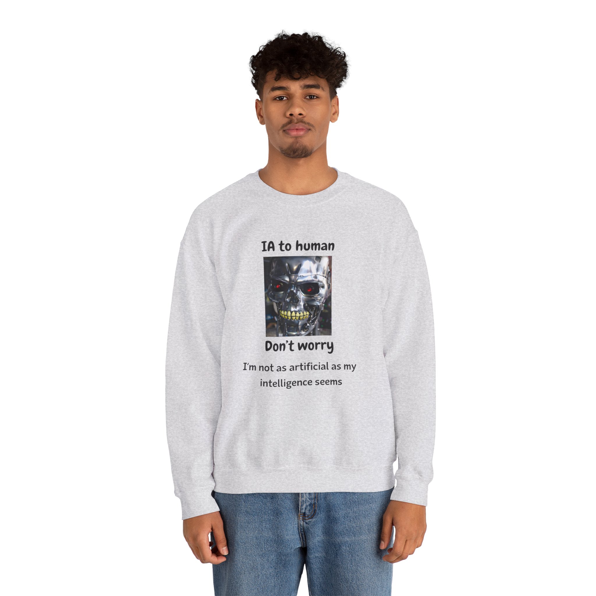 IA to Human Don't Worry — Funny AI Sweatshirt Gift for Developers - Image 34