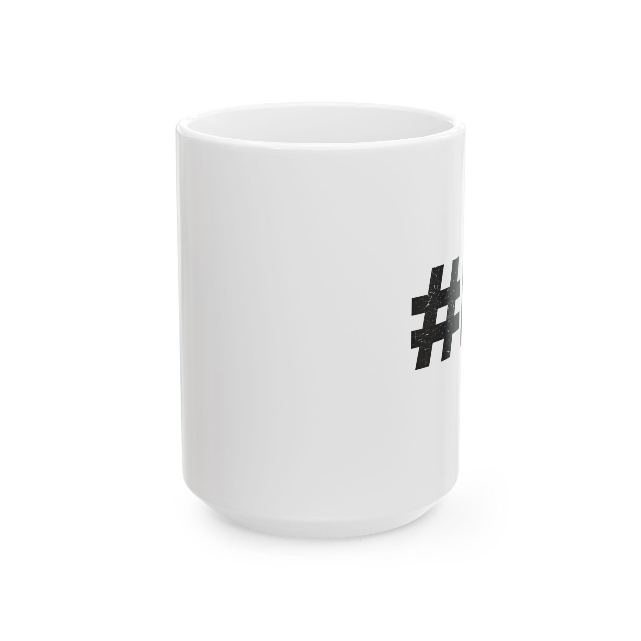 #AI Distressed Grunge Typography — Bold Tech Statement Coffee Mug (11oz, 15oz) - Image 12