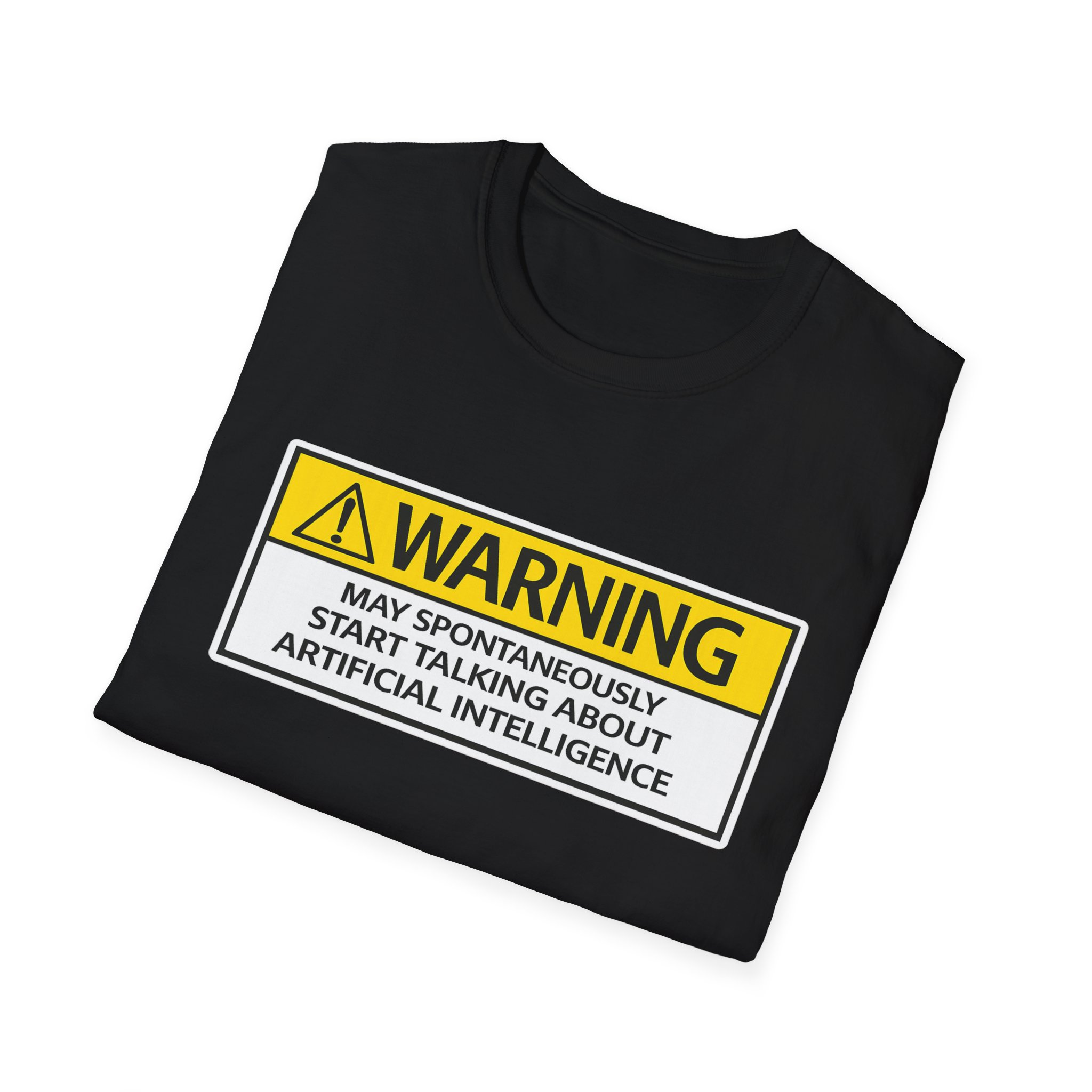 Warning May Talk About AI Tee | Funny Artificial Intelligence Shirt - Image 22