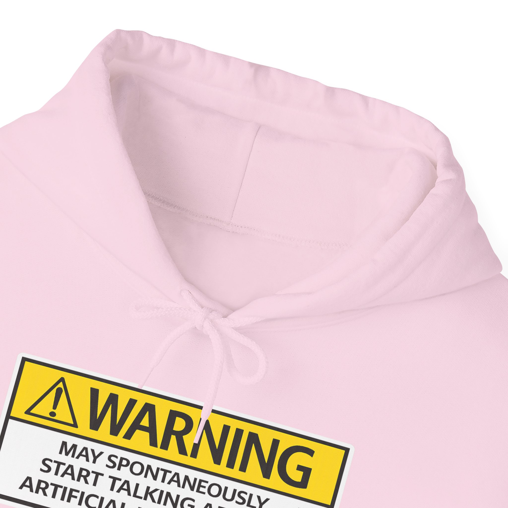 Warning May Talk About AI Hoodie | Funny Artificial Intelligence Sweatshirt - Image 78
