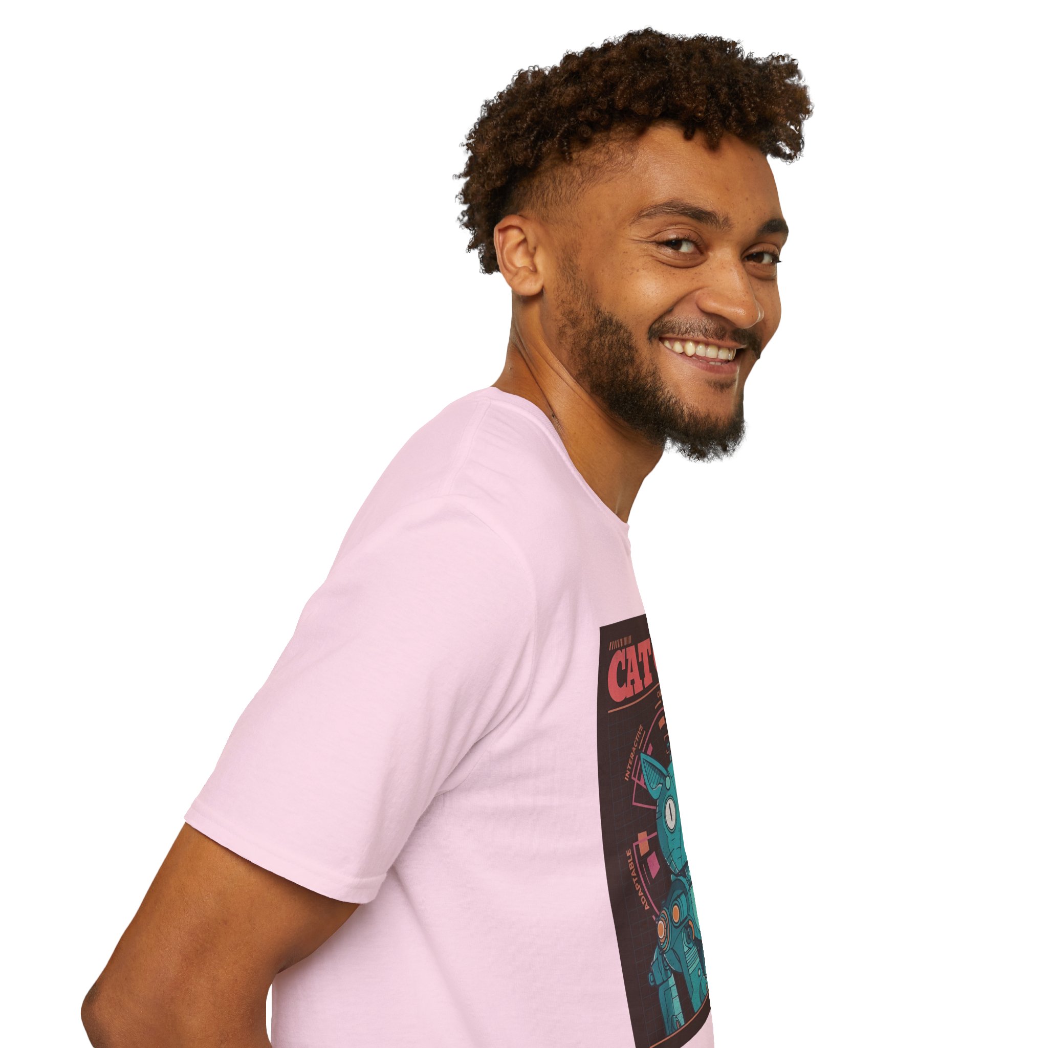 Robot Cat AI Tee | Funny Cyberpunk Cat Shirt for Tech Lovers - Image 133