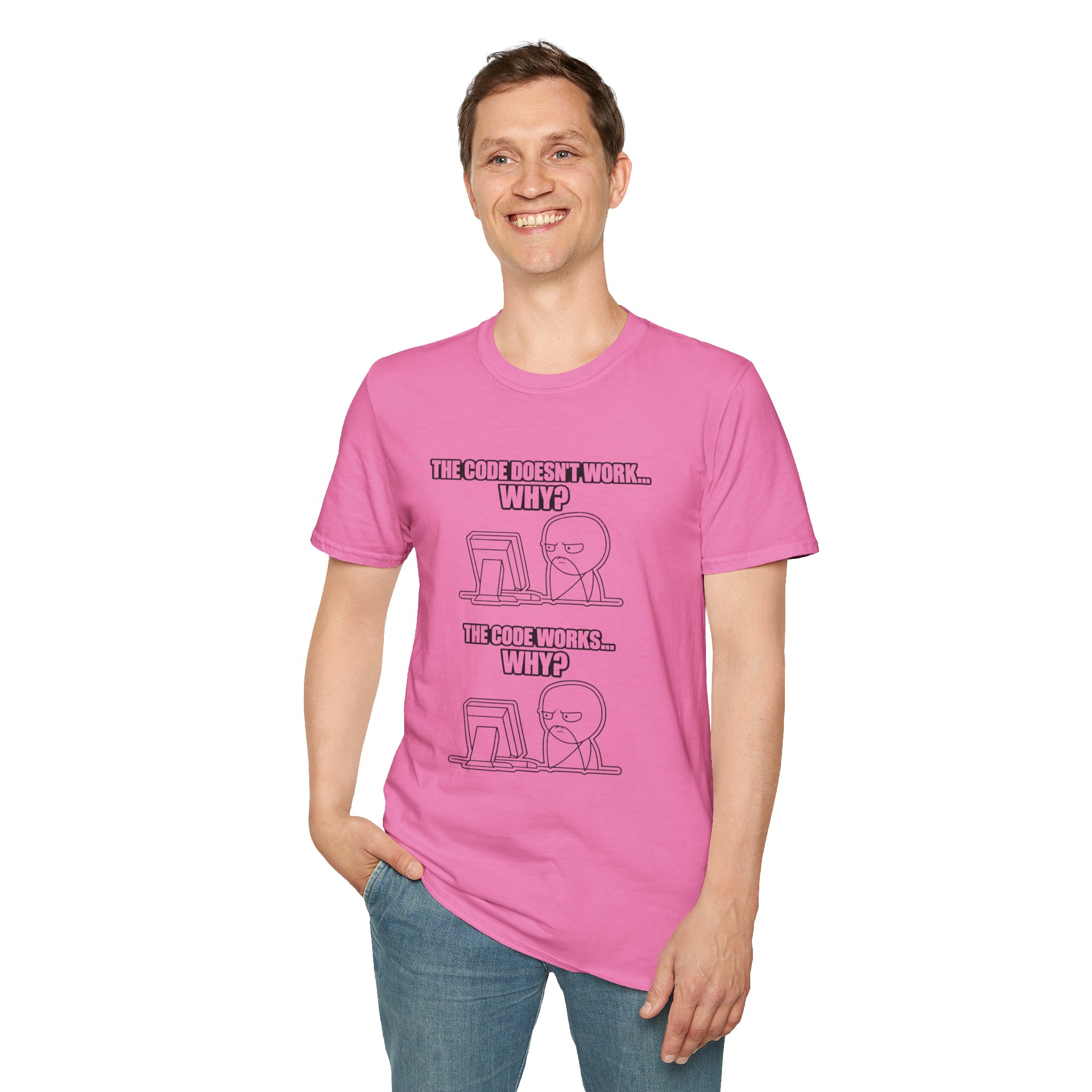 Now That Is a Powerful Cat — Funny AI Meme T-Shirt for Tech Nerds - Image 61