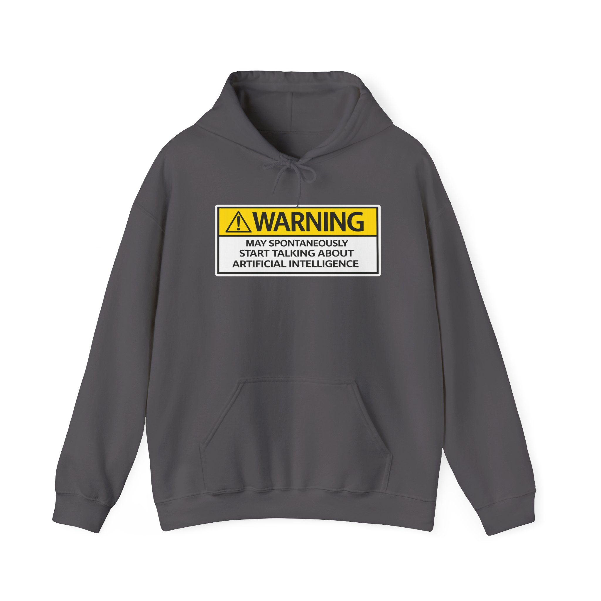 Warning May Talk About AI Hoodie | Funny Artificial Intelligence Sweatshirt - Image 38