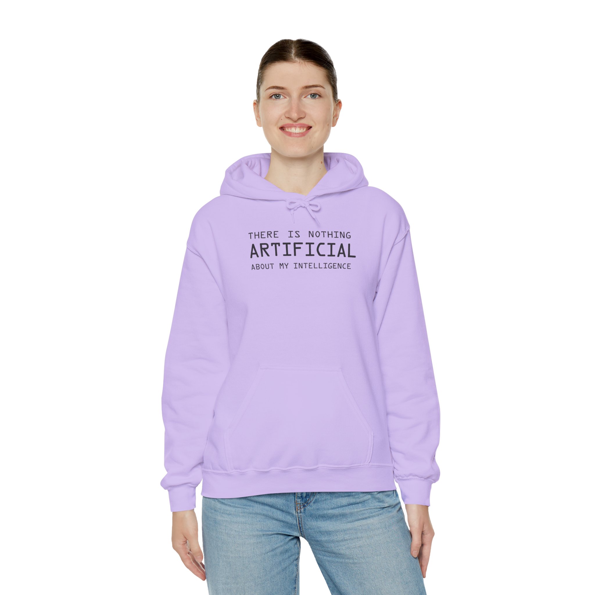 There Is Nothing Artificial About My Intelligence – Funny AI Hoodie - Image 92