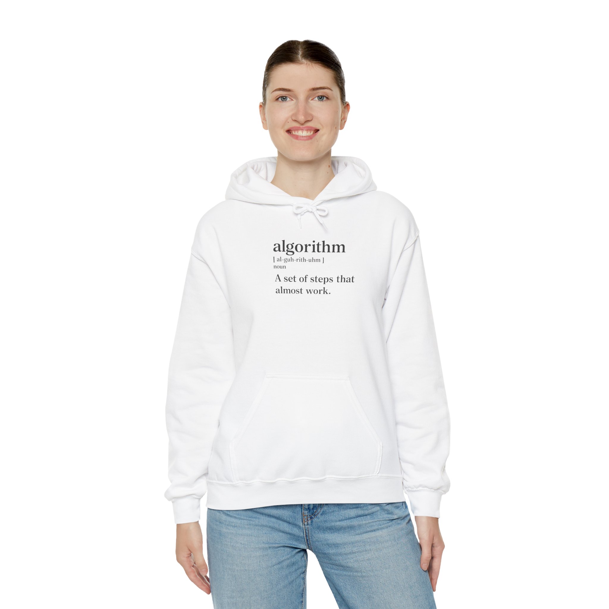 Algorithm Definition – A Set of Steps That Almost Work Funny Hoodie - Image 15