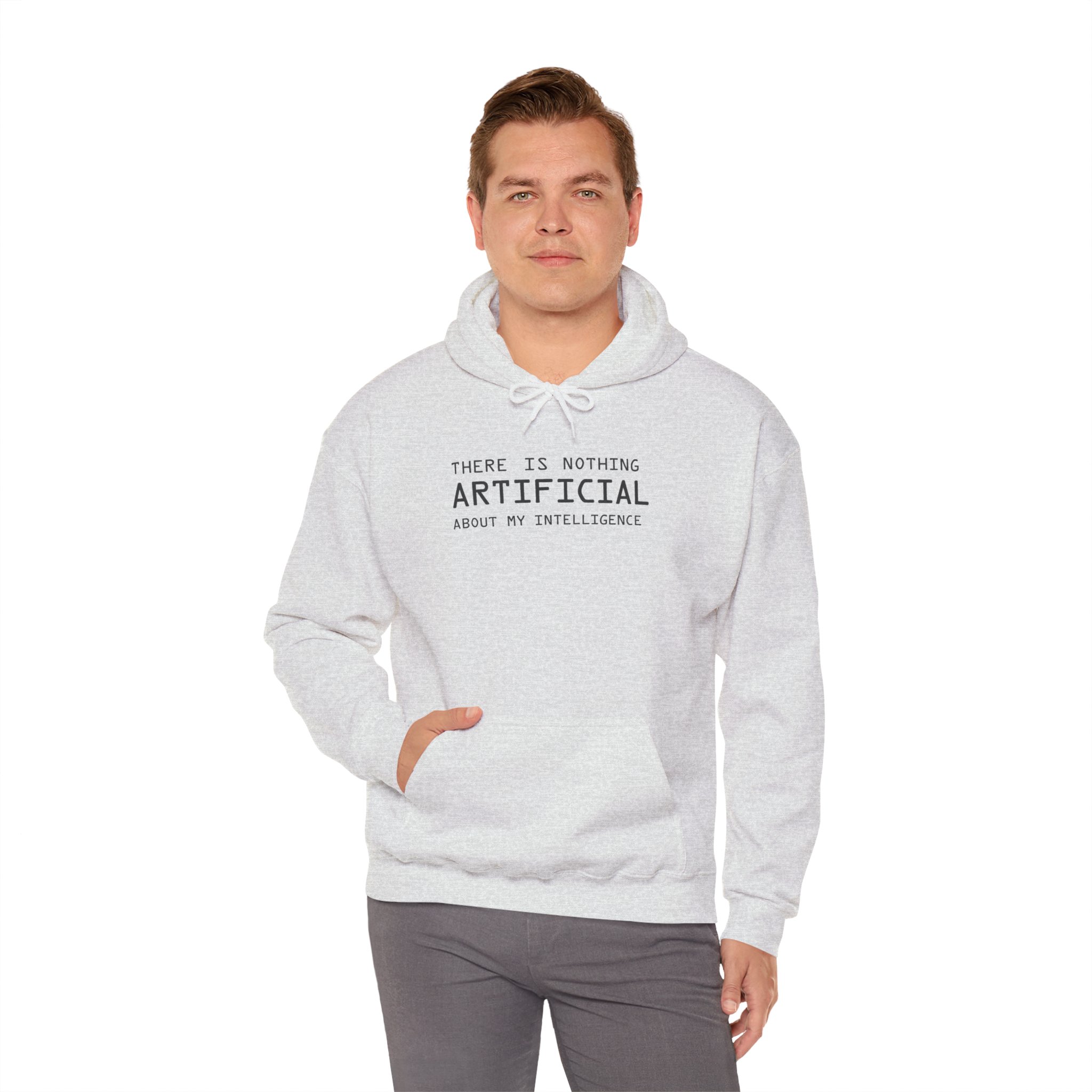 There Is Nothing Artificial About My Intelligence – Funny AI Hoodie - Image 33