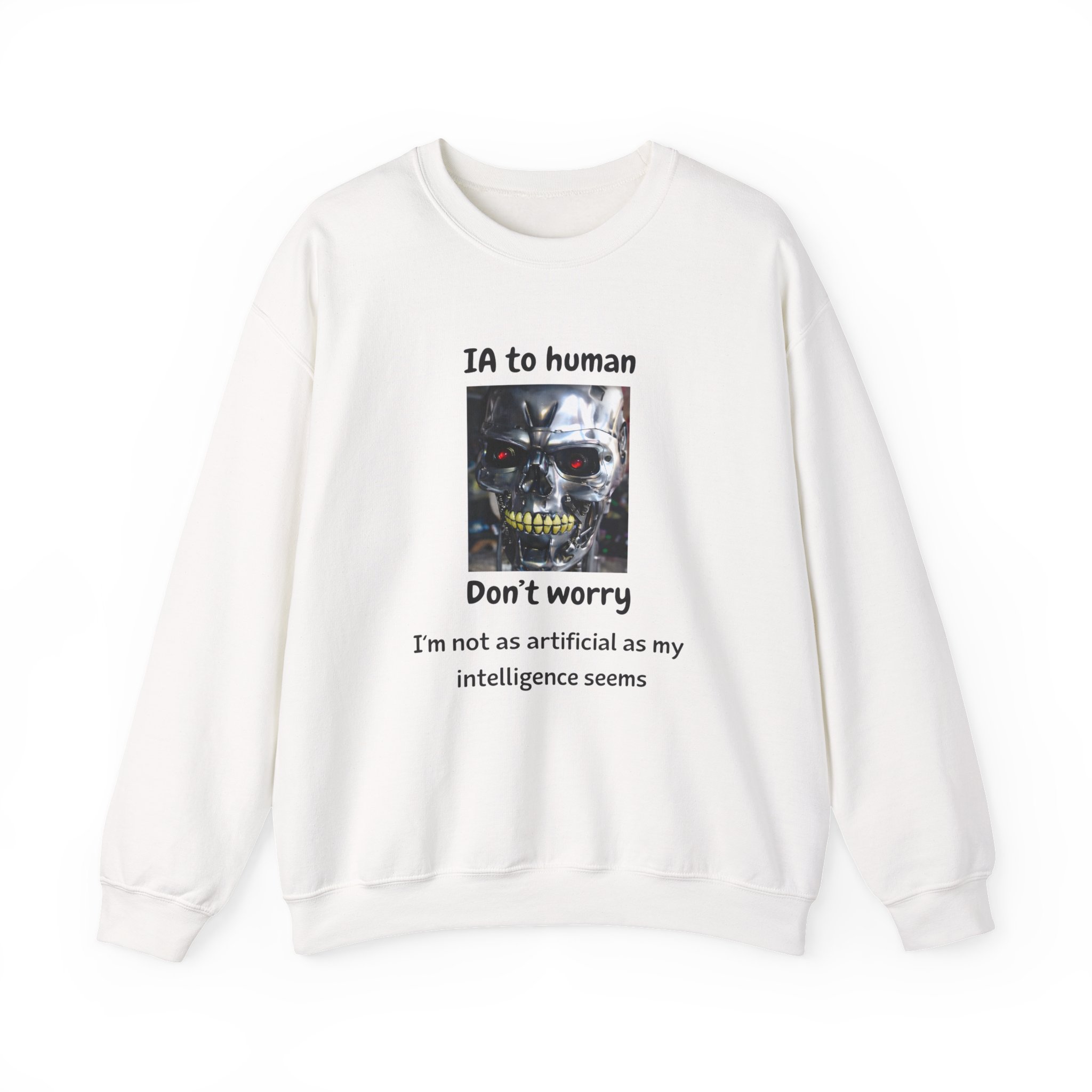 IA to Human Don't Worry — Funny AI Sweatshirt Gift for Developers - Image 16