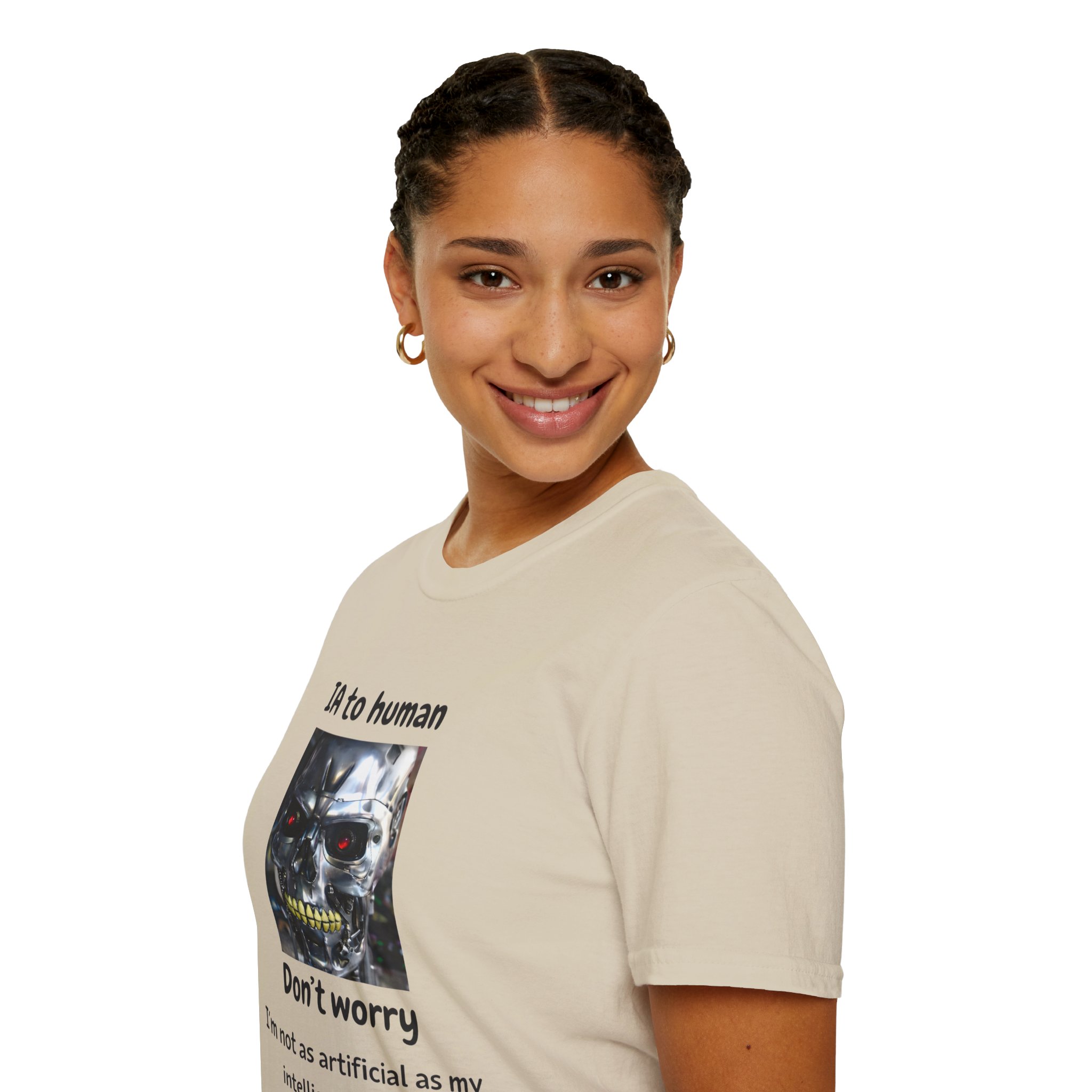 IA to Human Don't Worry — Funny AI Humor T-Shirt for Tech & Developers - Image 29