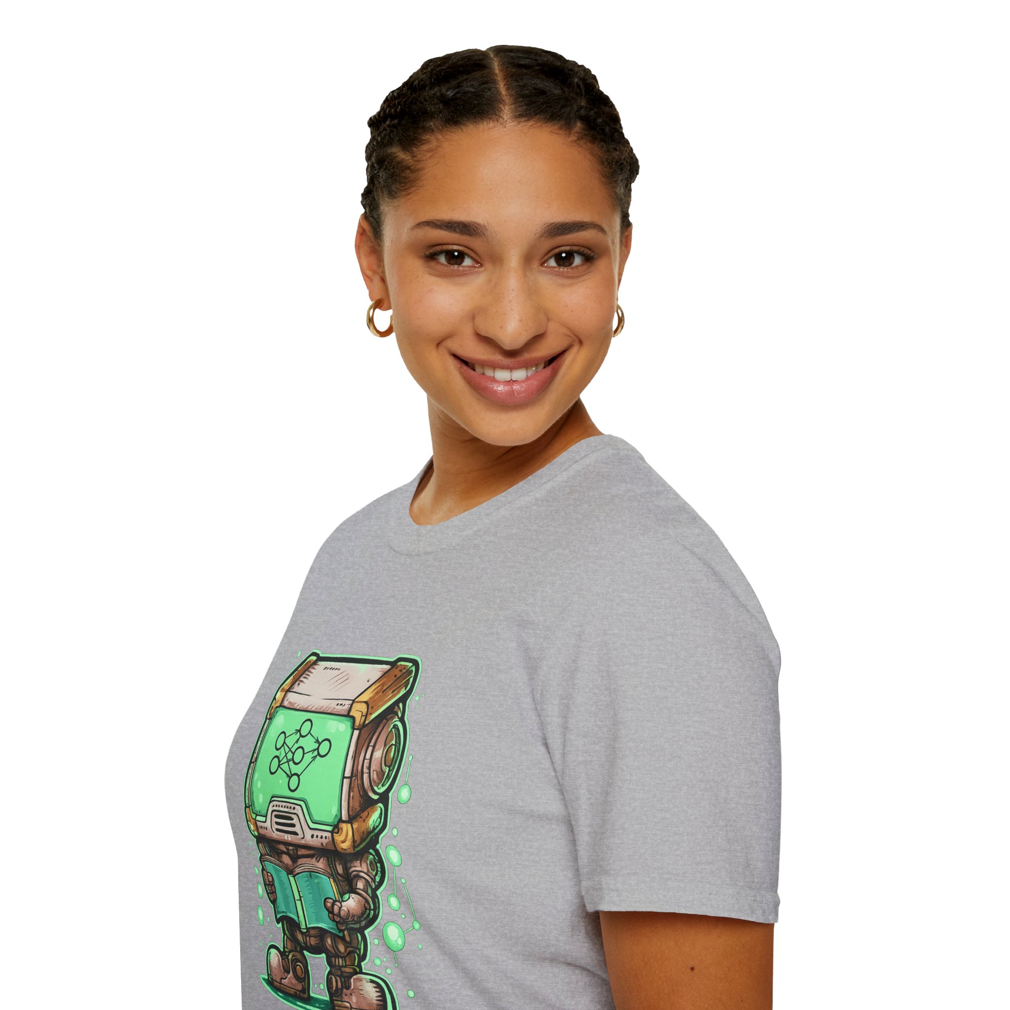 AI Robot Reading Tee | Neural Network Shirt for ML Engineers - Image 41