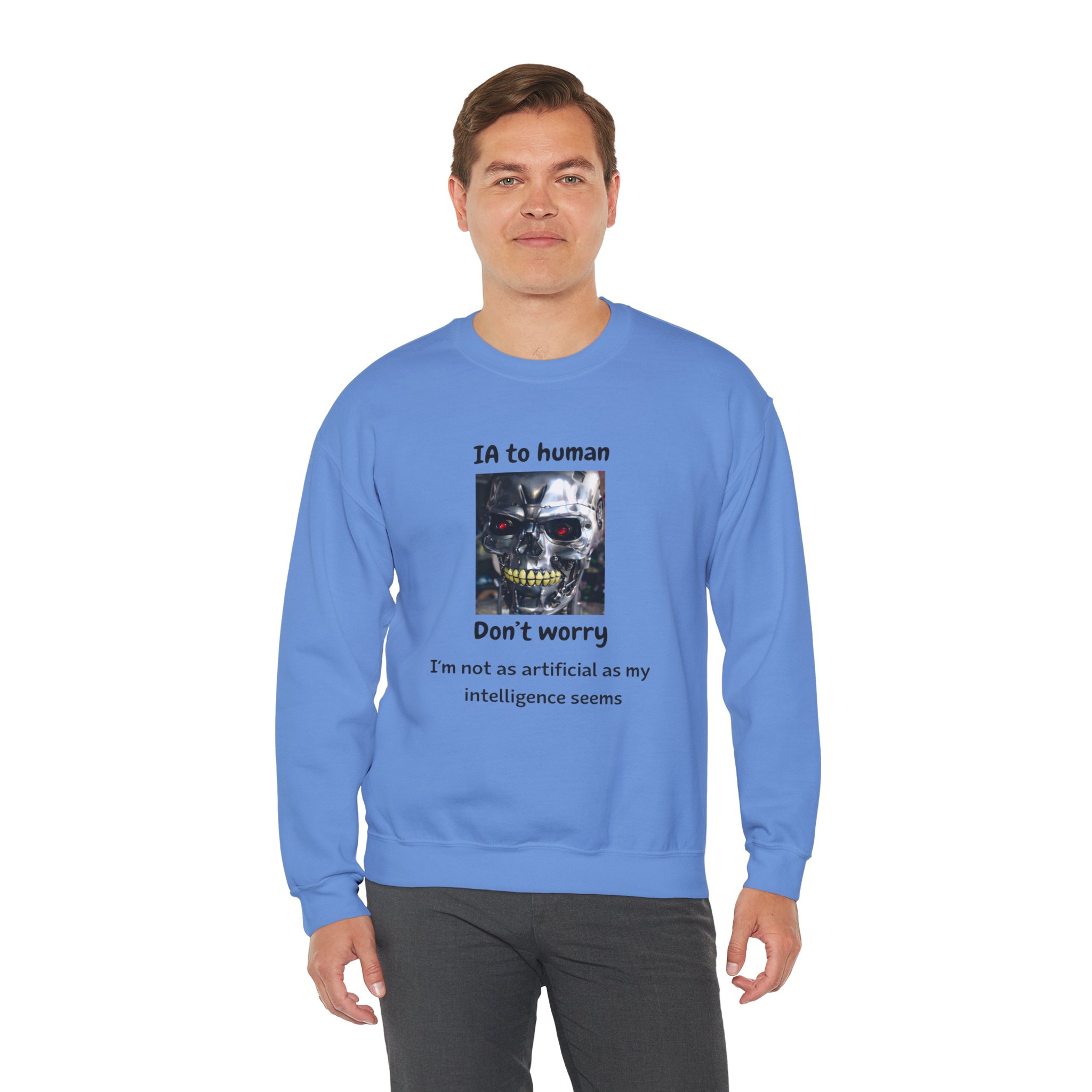 IA to Human Don't Worry — Funny AI Sweatshirt Gift for Developers - Image 65