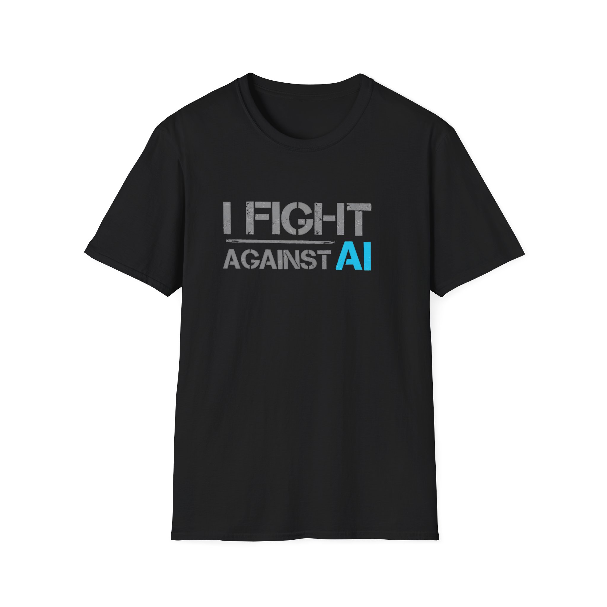I Fight Against AI – Anti-AI Resistance Graphic T-Shirt for Creatives - Image 31