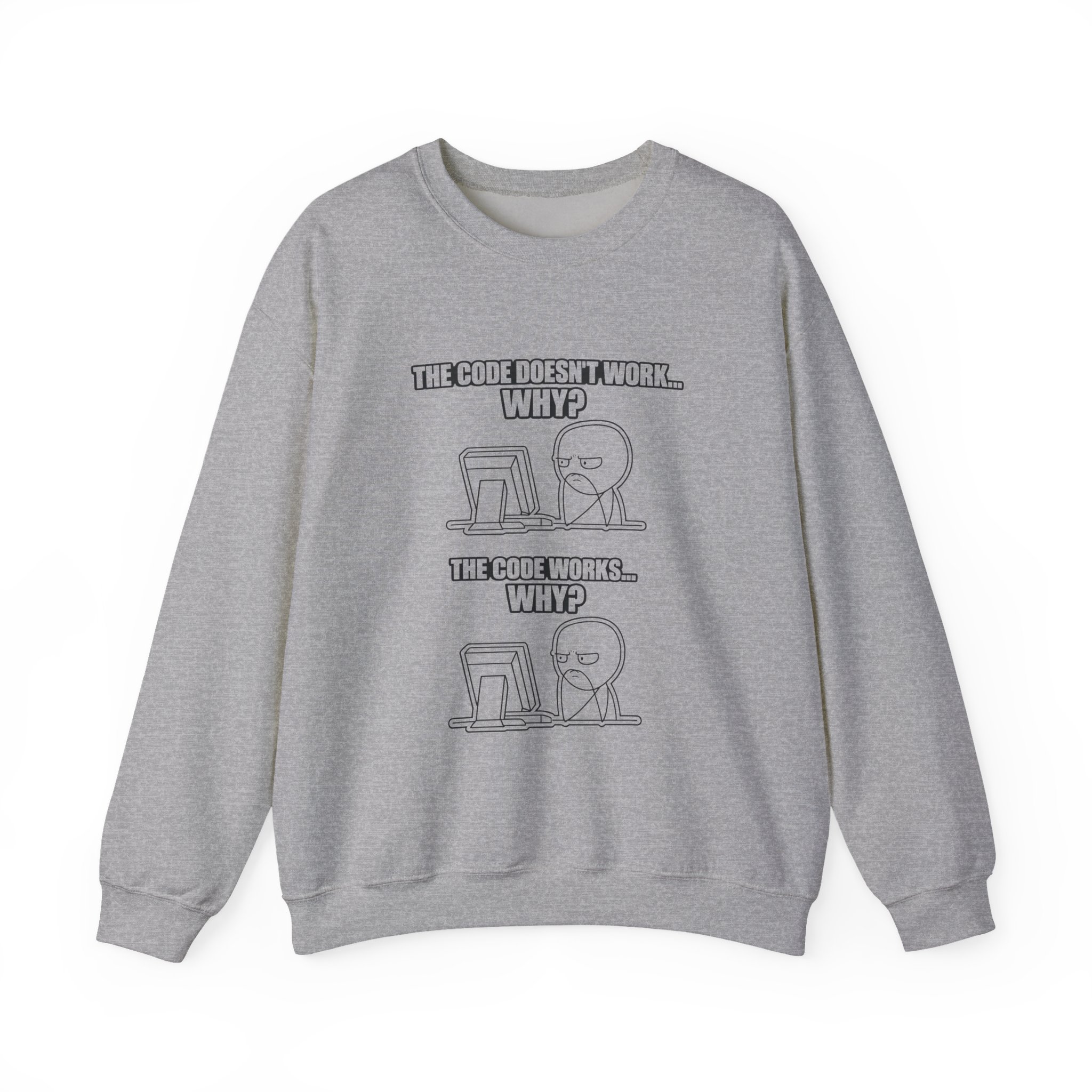 Now That Is a Powerful Cat — AI Meme Sweatshirt for Developers & Tech Fans - Image 46