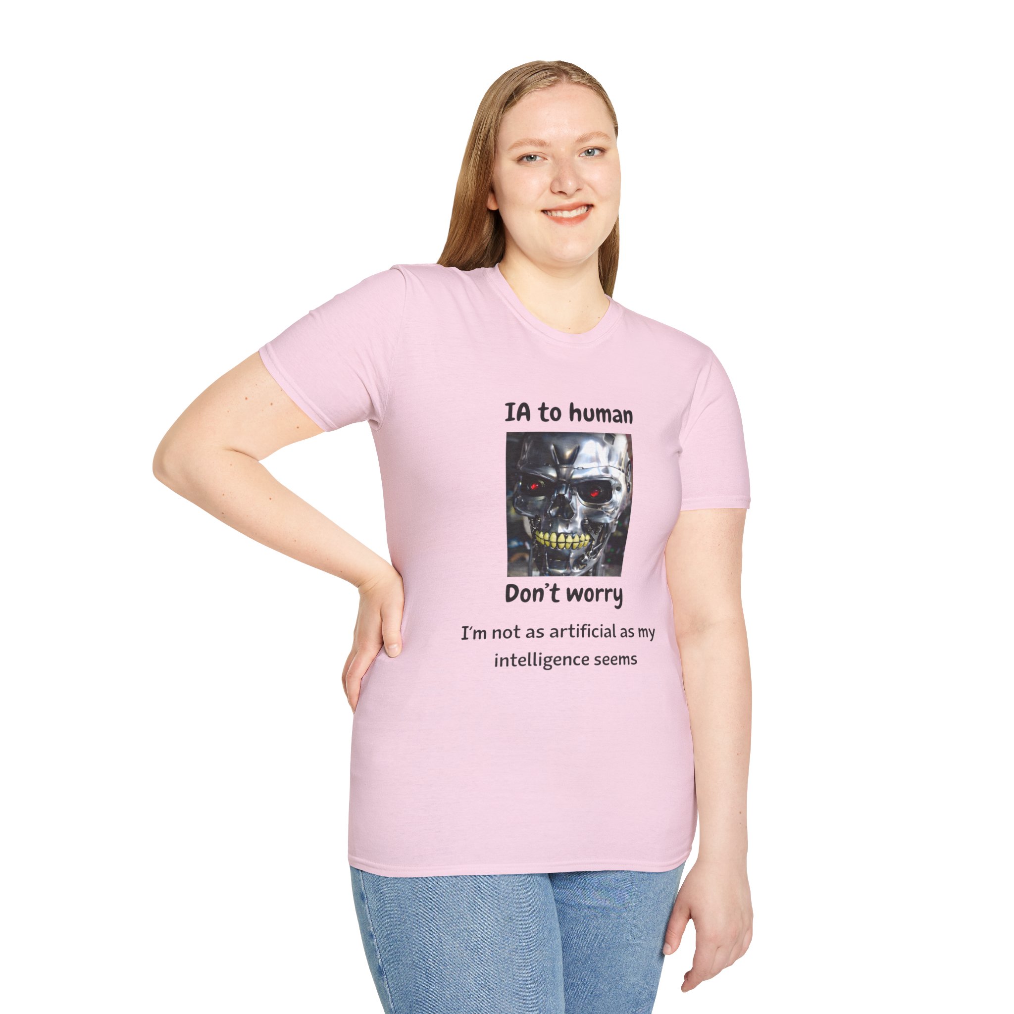 IA to Human Don't Worry — Funny AI Humor T-Shirt for Tech & Developers - Image 115