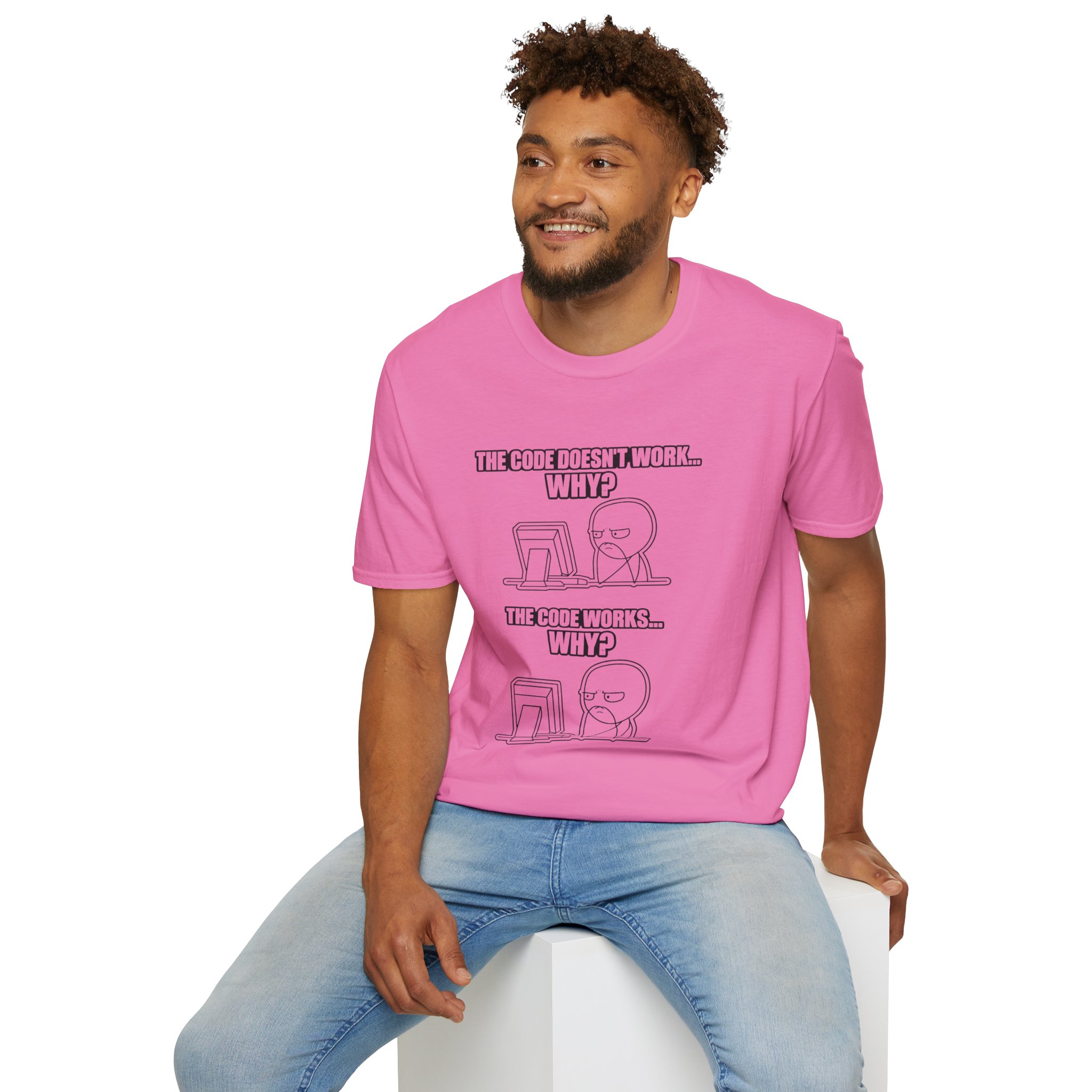 Now That Is a Powerful Cat — Funny AI Meme T-Shirt for Tech Nerds - Image 65