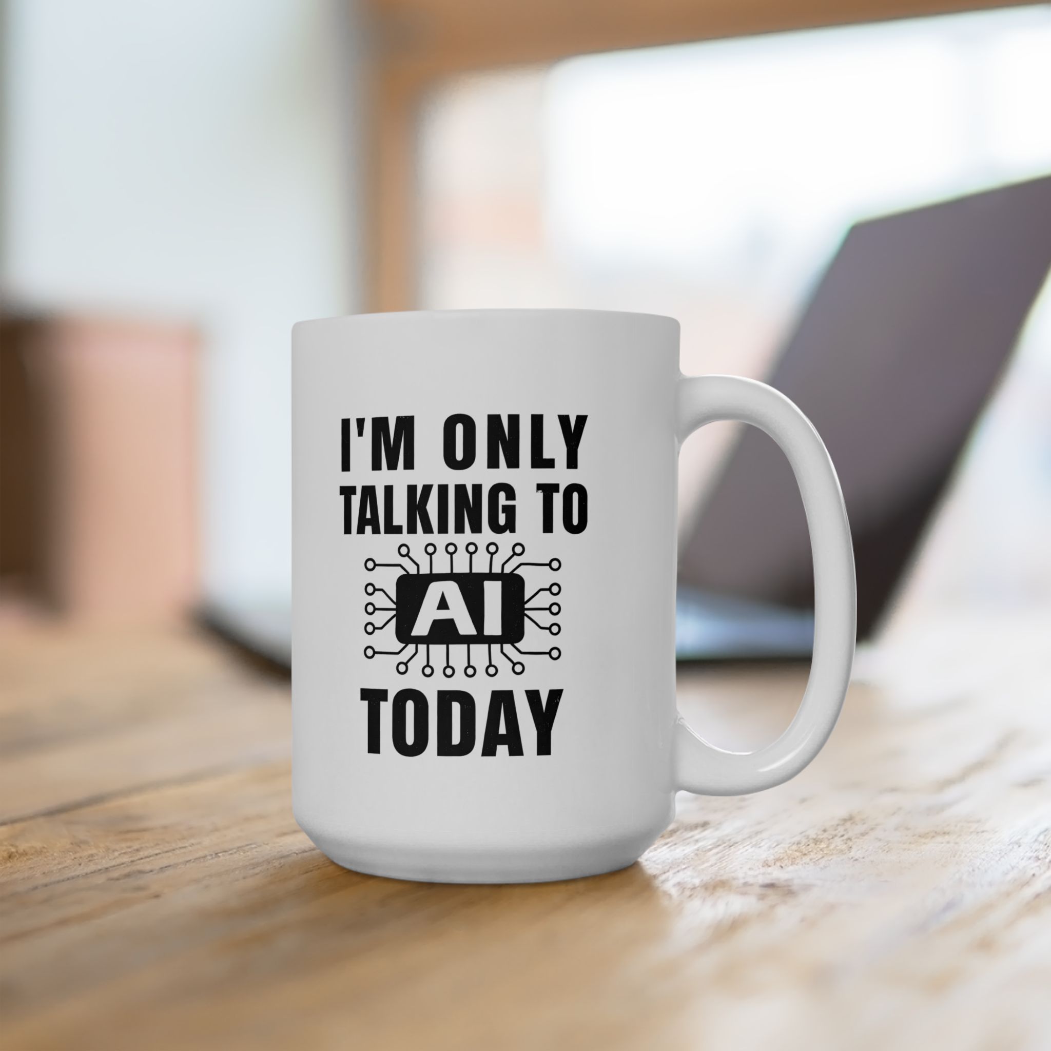 I'm Only Talking to AI Today Mug | Funny Introvert Tech Coffee Cup Gift - Image 9