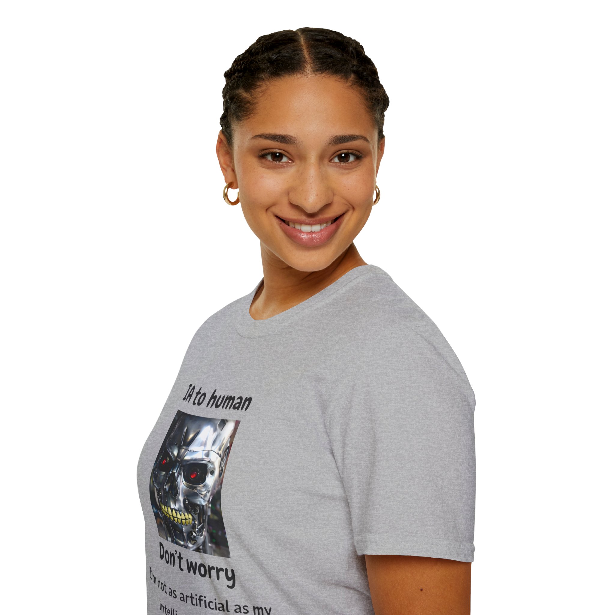 IA to Human Don't Worry — Funny AI Humor T-Shirt for Tech & Developers - Image 51