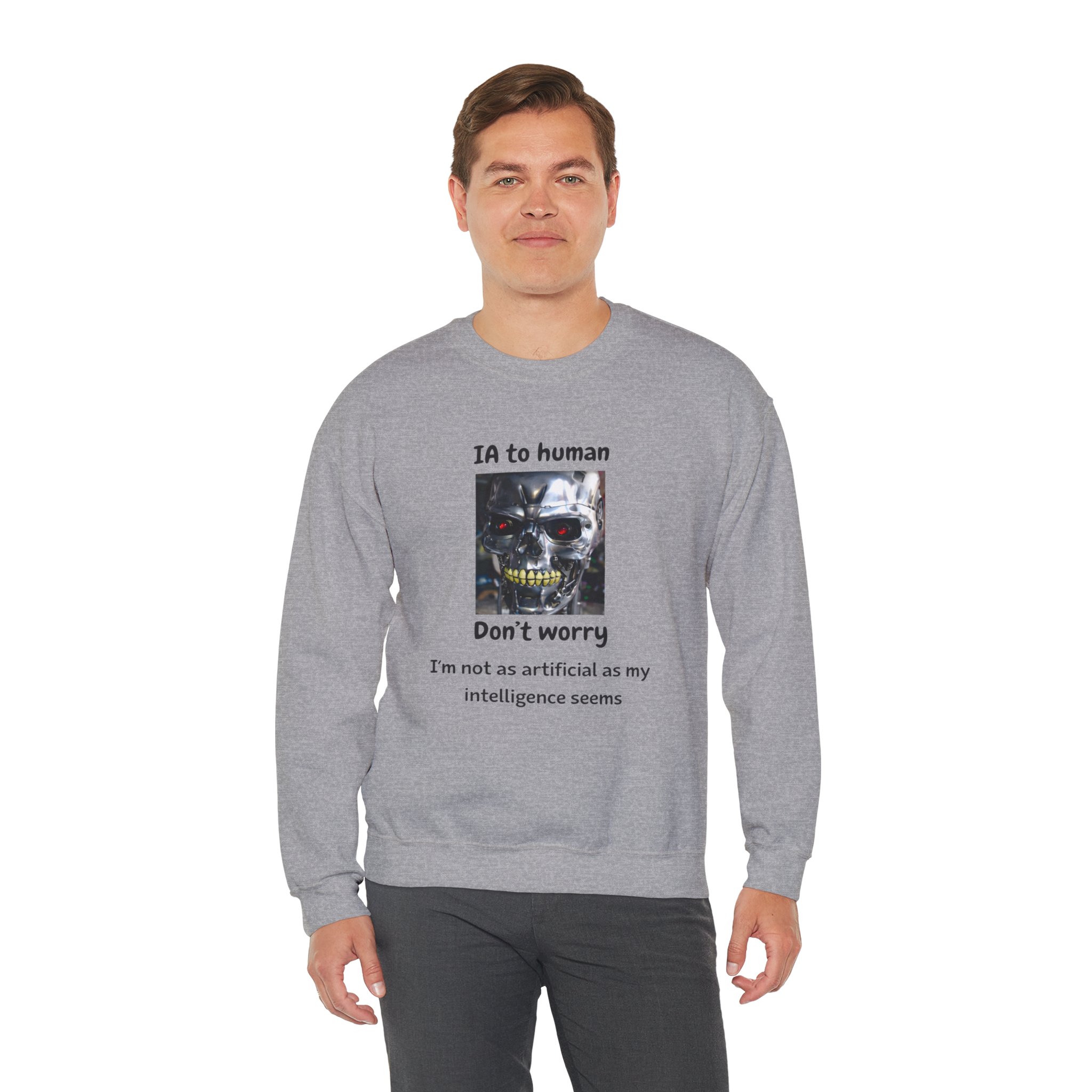 IA to Human Don't Worry — Funny AI Sweatshirt Gift for Developers - Image 55