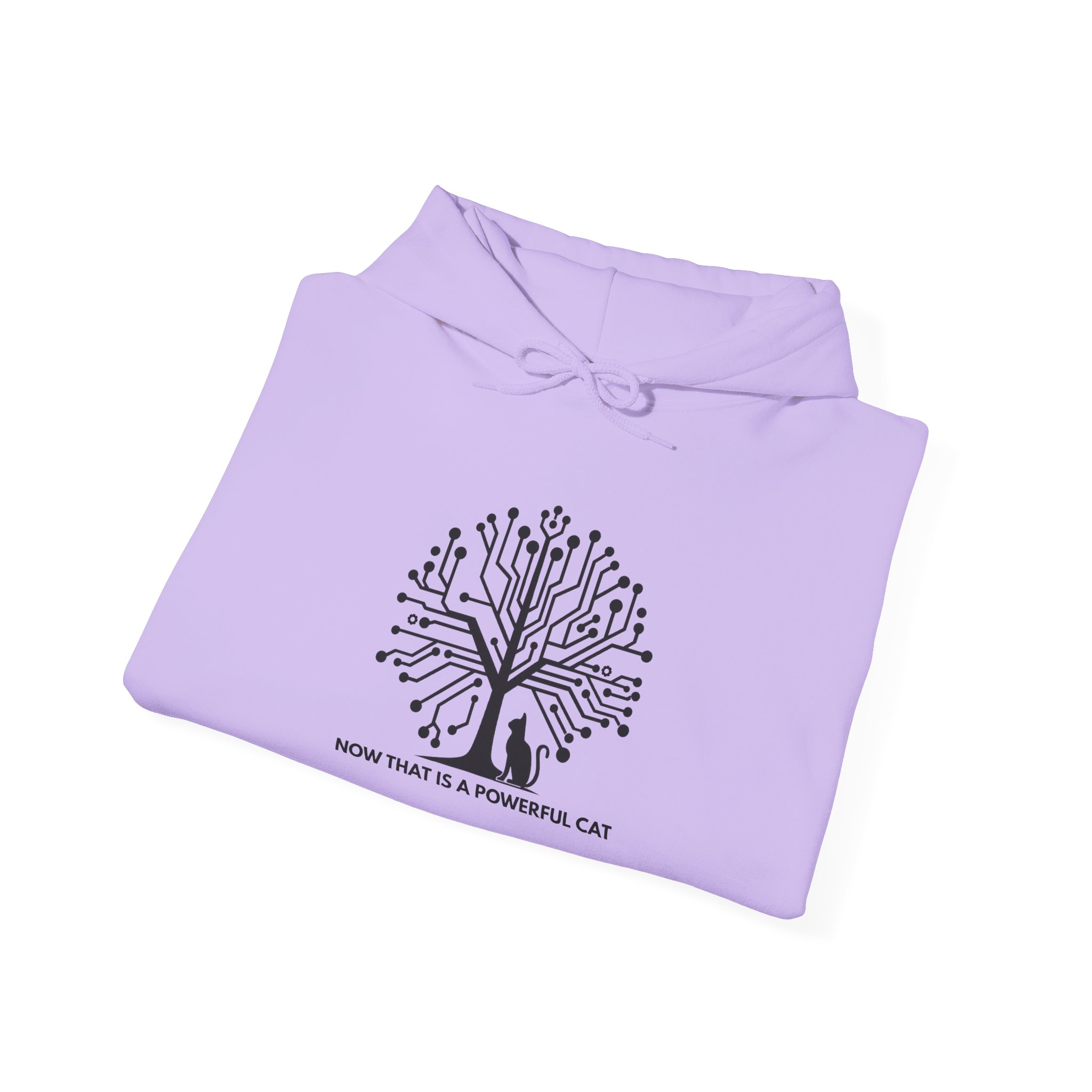 Neural Tree Cat Hoodie | AI Nature Pullover for Developers & Cat Lovers - Image 94