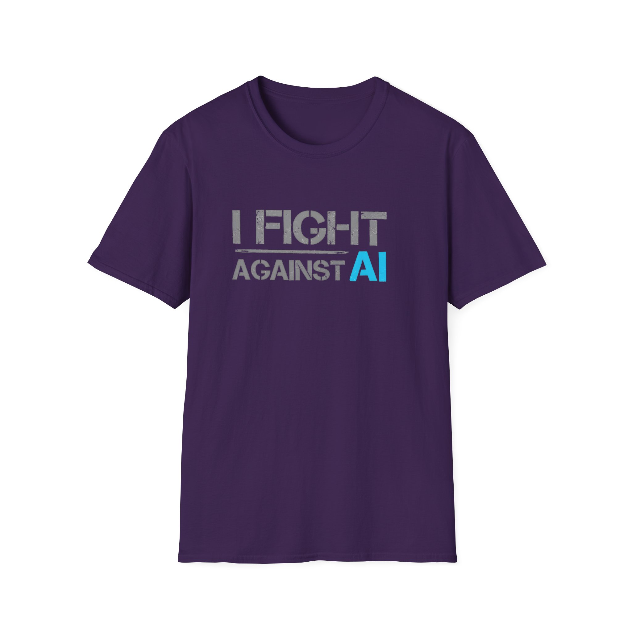 I Fight Against AI – Anti-AI Resistance Graphic T-Shirt for Creatives - Image 51