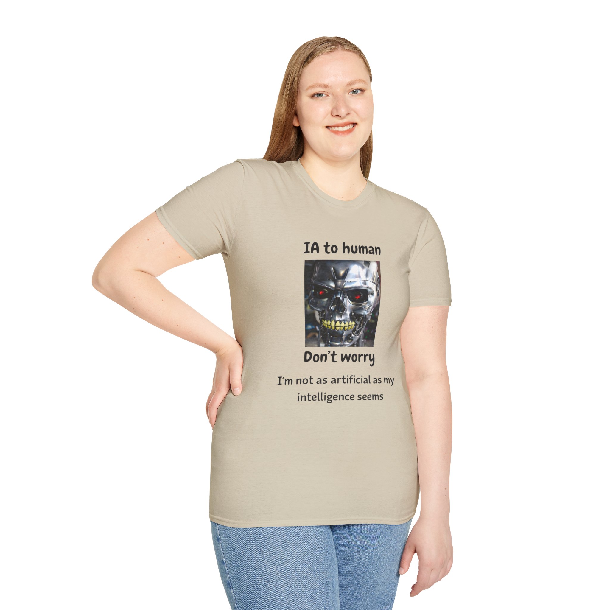 IA to Human Don't Worry — Funny AI Humor T-Shirt for Tech & Developers - Image 27