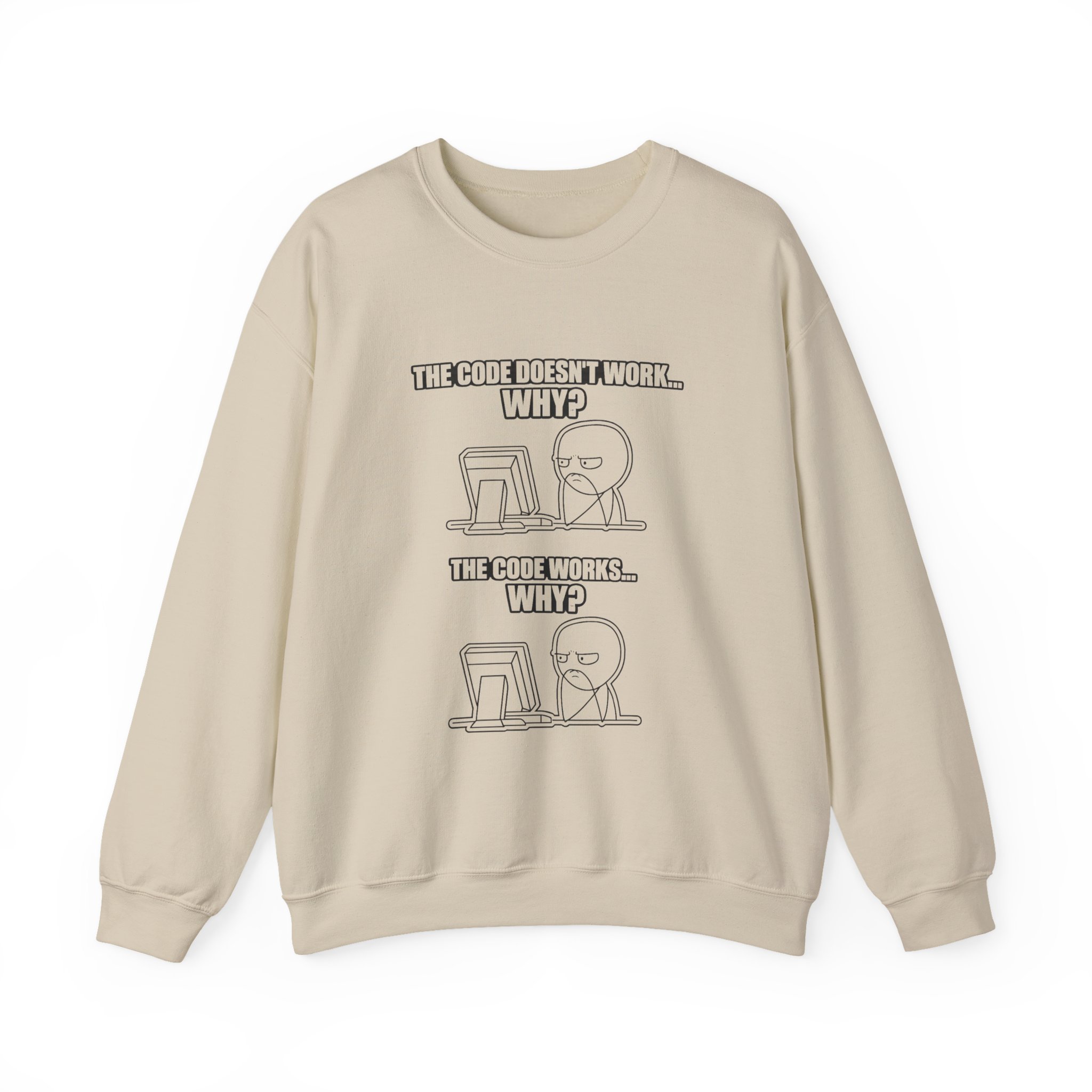 Now That Is a Powerful Cat — AI Meme Sweatshirt for Developers & Tech Fans - Image 37