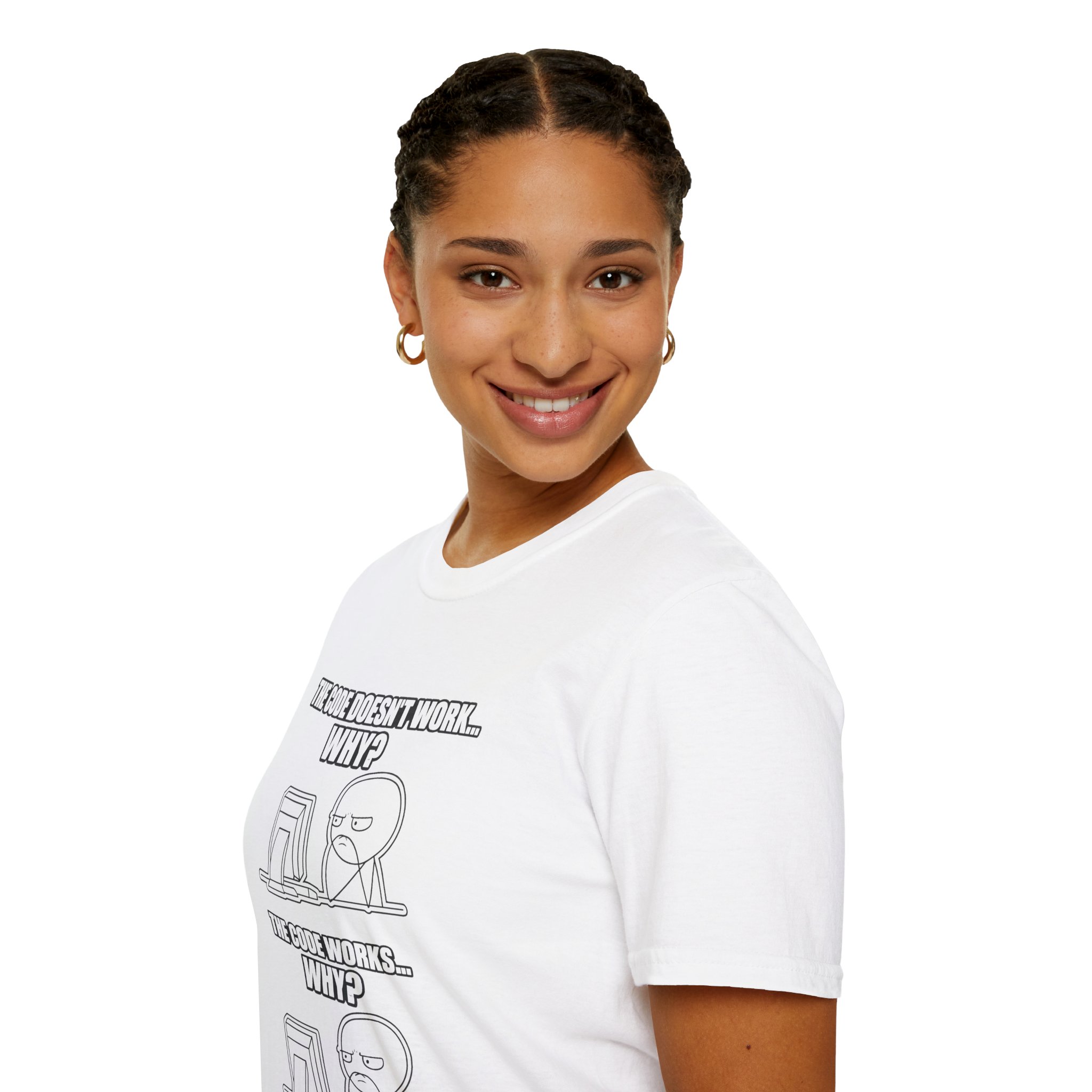 Now That Is a Powerful Cat — Funny AI Meme T-Shirt for Tech Nerds - Image 3