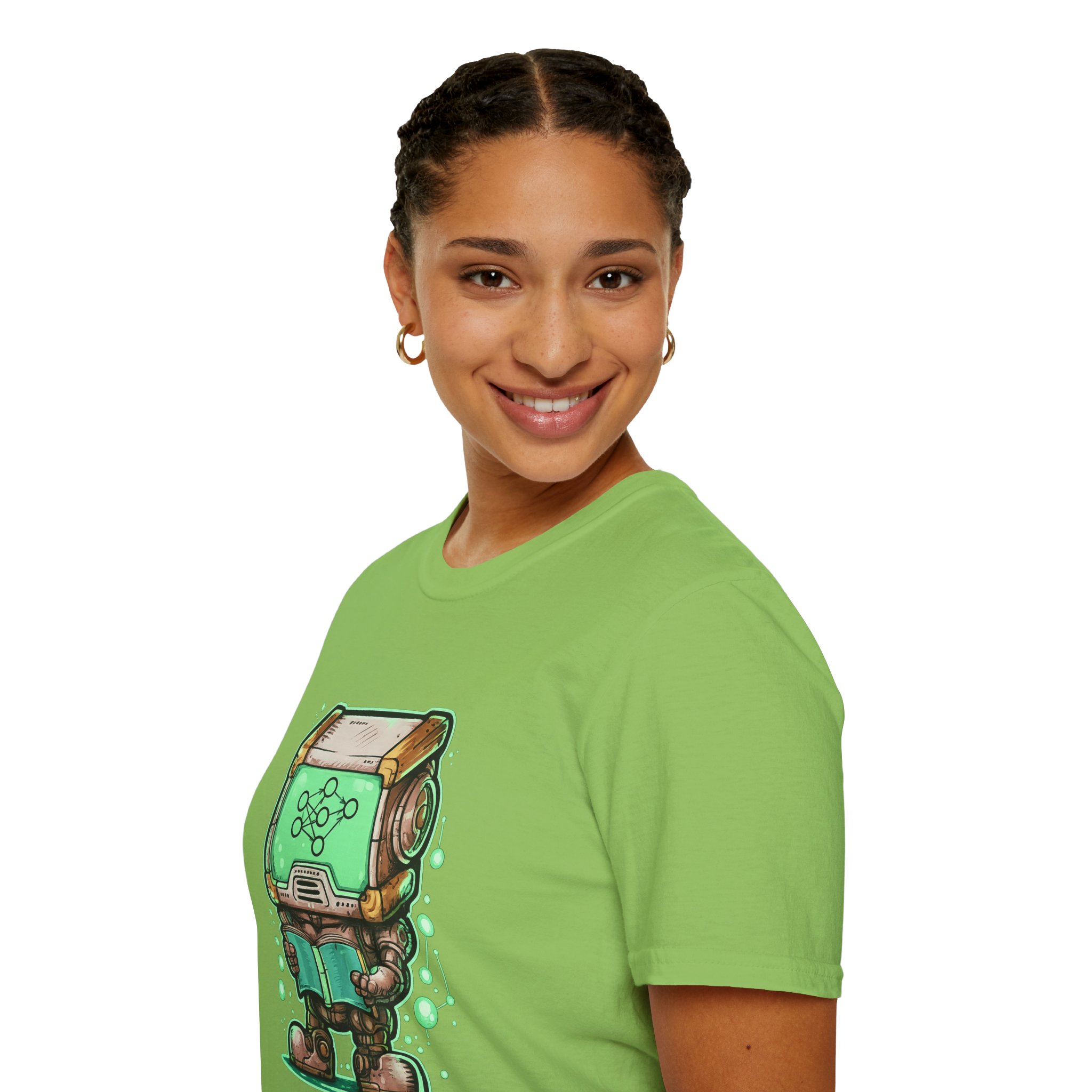 AI Robot Reading Tee | Neural Network Shirt for ML Engineers - Image 68