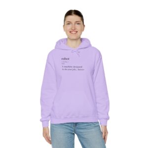 Robot Dictionary Definition – Funny Job Automation Pullover Hoodie Gift