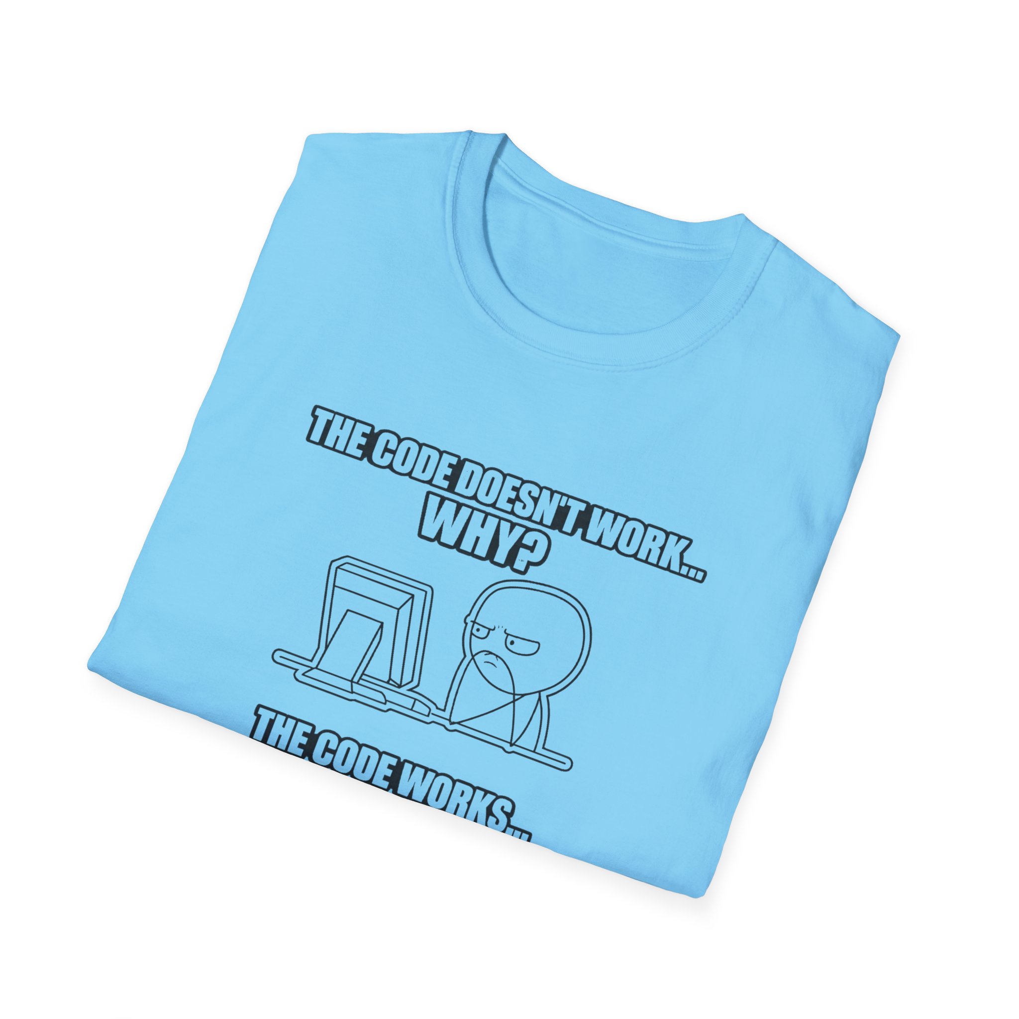 Now That Is a Powerful Cat — Funny AI Meme T-Shirt for Tech Nerds - Image 147