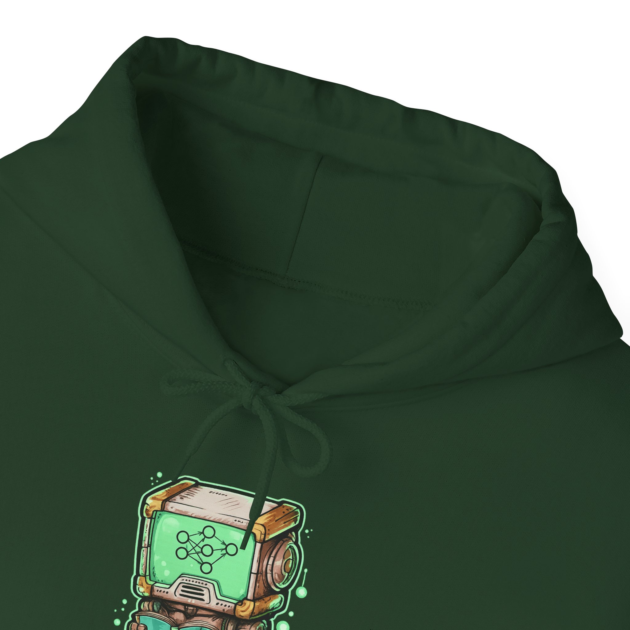 AI Robot Reading Hoodie | Neural Network Sweatshirt for ML Engineers - Image 59