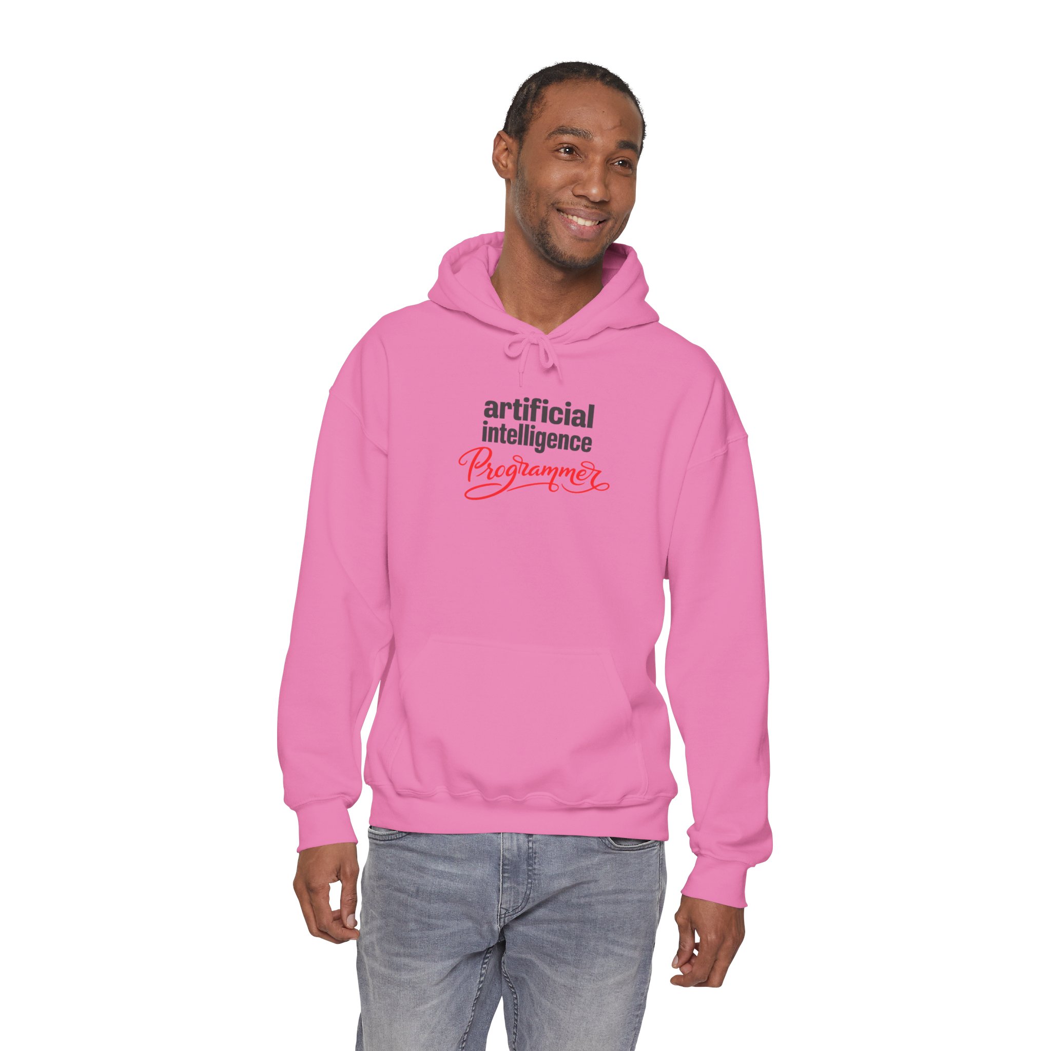 Artificial Intelligence Programmer Hoodie | Bold Script Developer Sweatshirt - Image 98