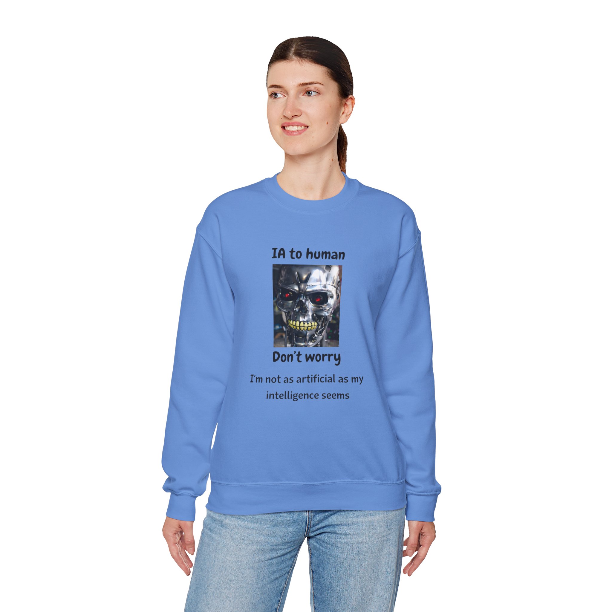 IA to Human Don't Worry — Funny AI Sweatshirt Gift for Developers - Image 67
