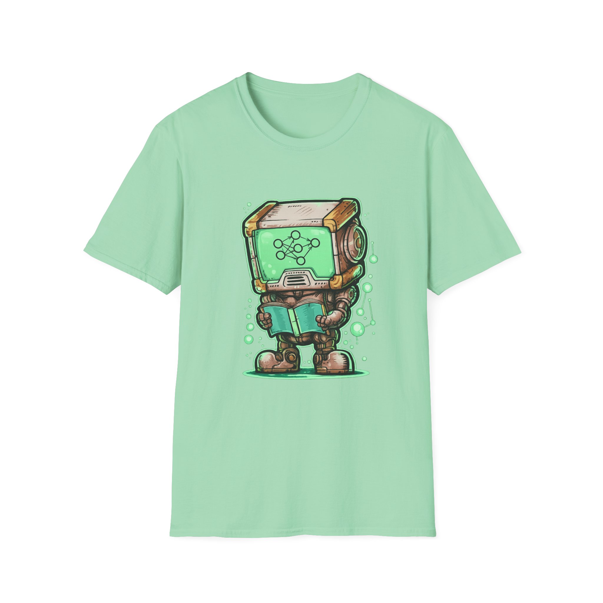 AI Robot Reading Tee | Neural Network Shirt for ML Engineers - Image 73