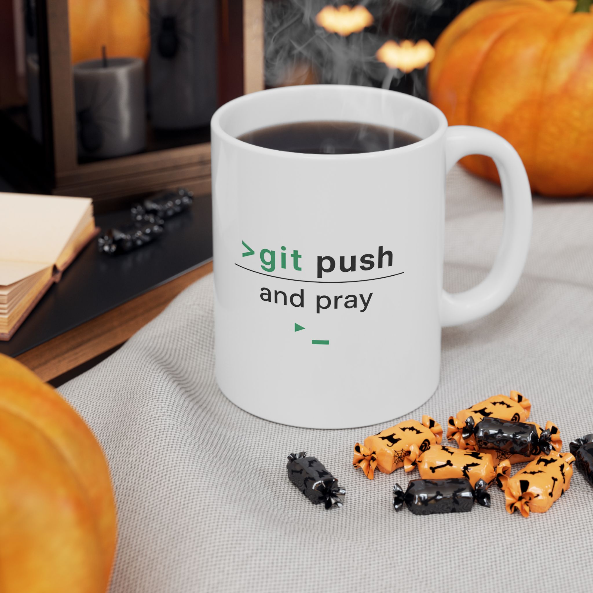 Git Push and Pray — Funny Developer Coding Humor Coffee Mug Gift (11oz/15oz) - Image 7