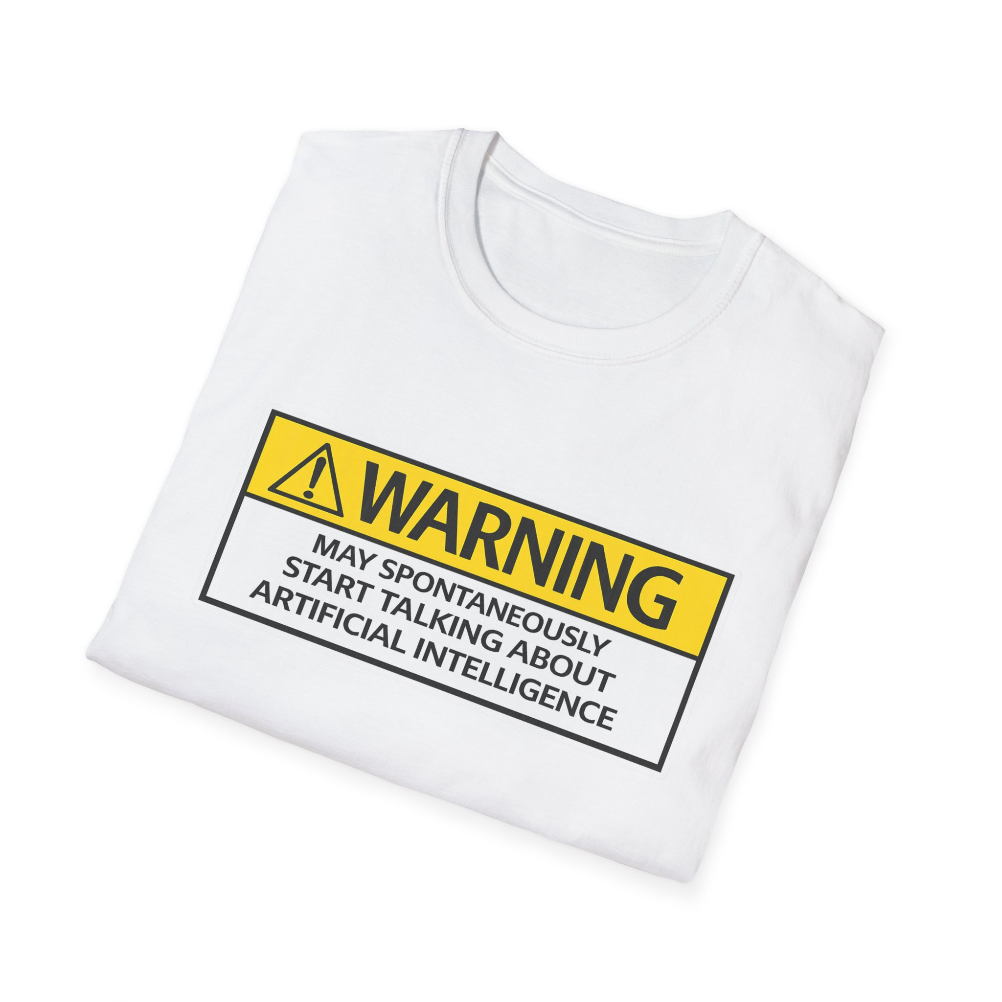 Warning May Talk About AI Tee | Funny Artificial Intelligence Shirt - Image 17