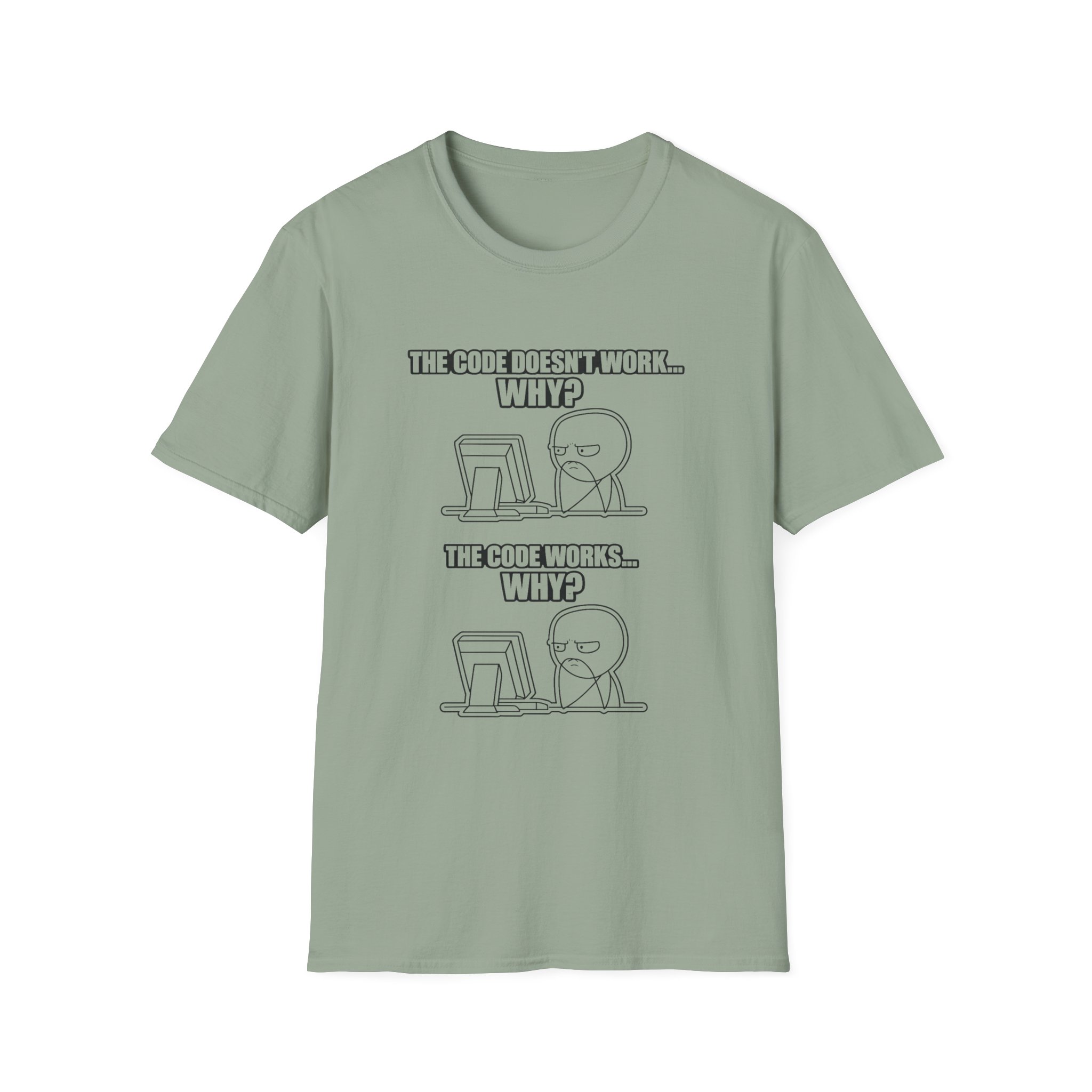 Now That Is a Powerful Cat — Funny AI Meme T-Shirt for Tech Nerds - Image 166