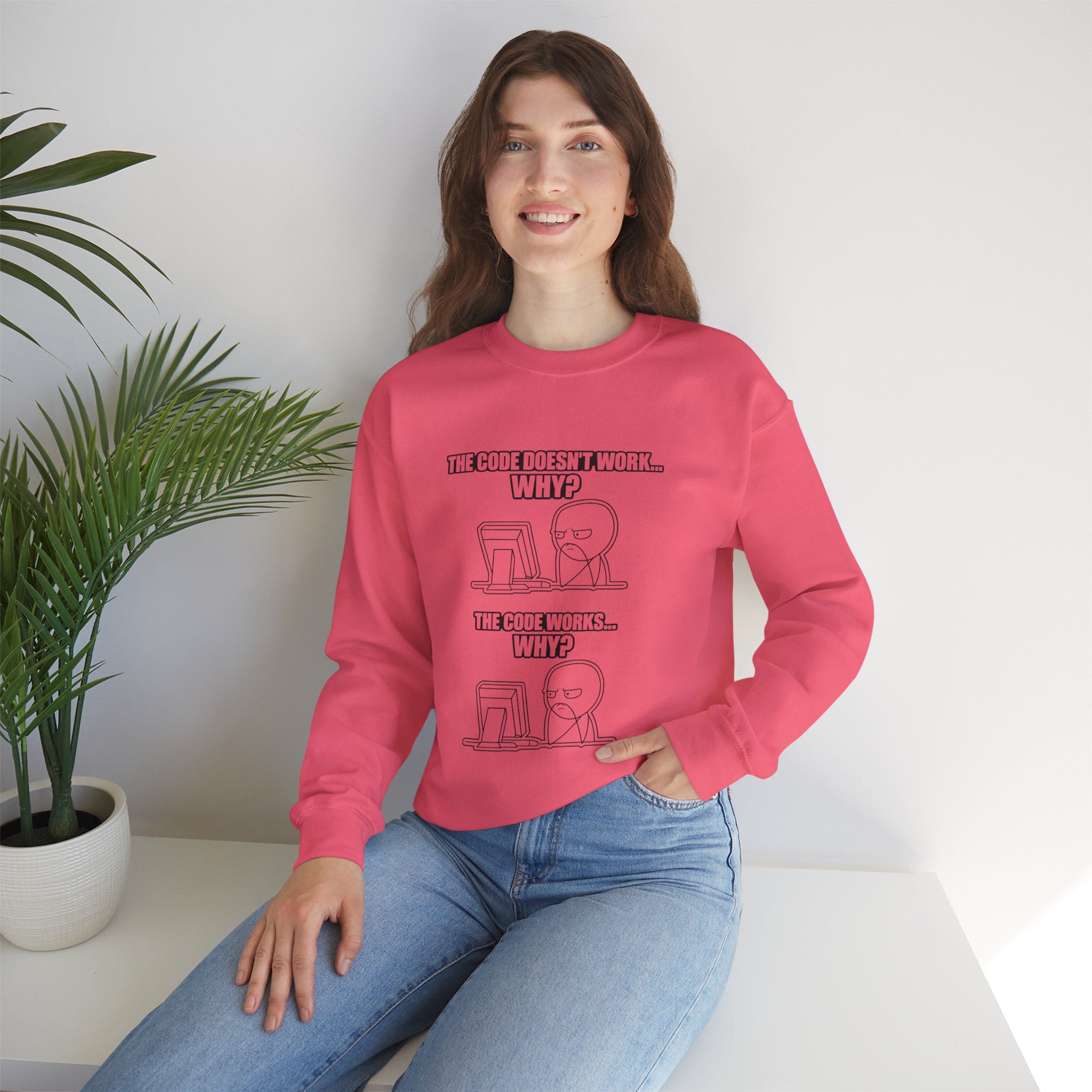 Now That Is a Powerful Cat — AI Meme Sweatshirt for Developers & Tech Fans - Image 80