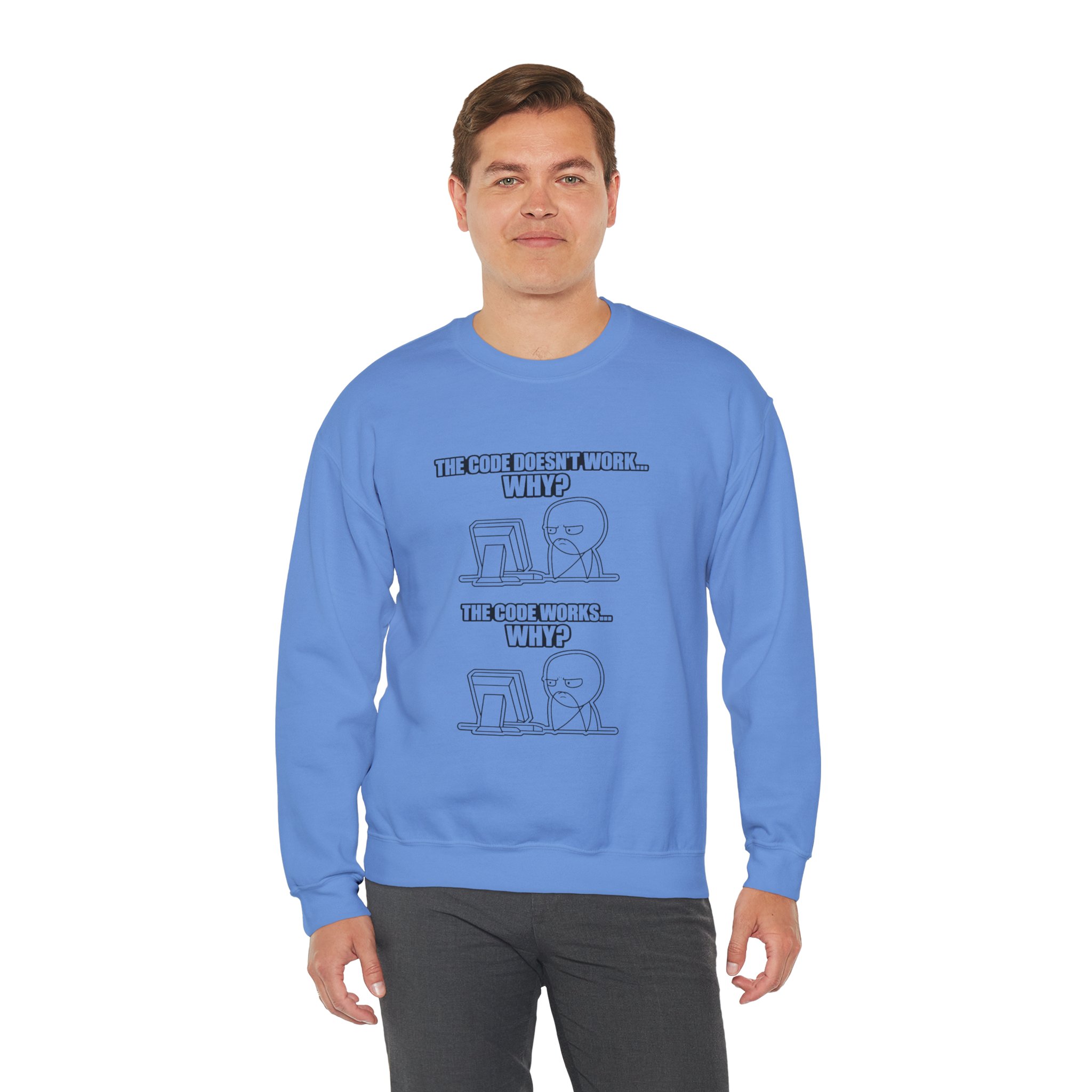 Now That Is a Powerful Cat — AI Meme Sweatshirt for Developers & Tech Fans - Image 69