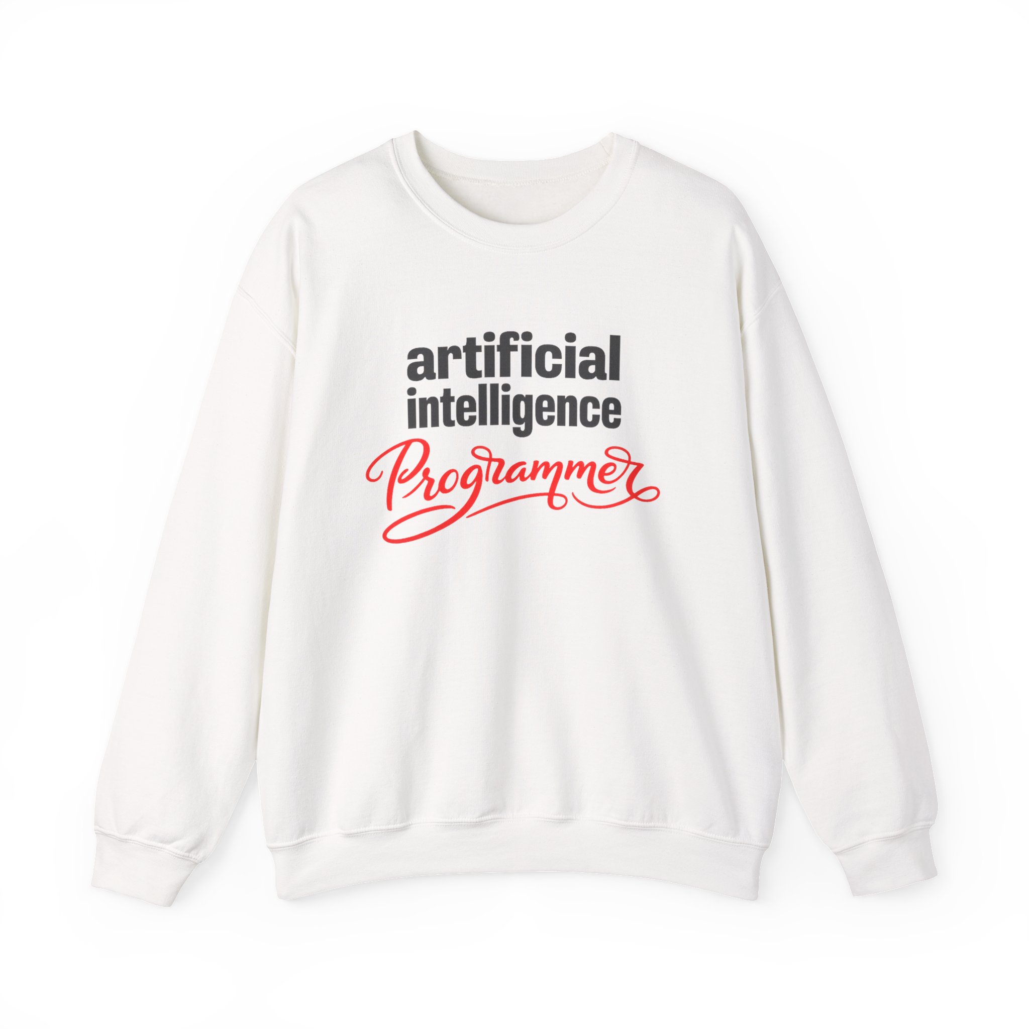 Artificial Intelligence Programmer Sweatshirt | Bold Script Developer Hoodie - Image 11