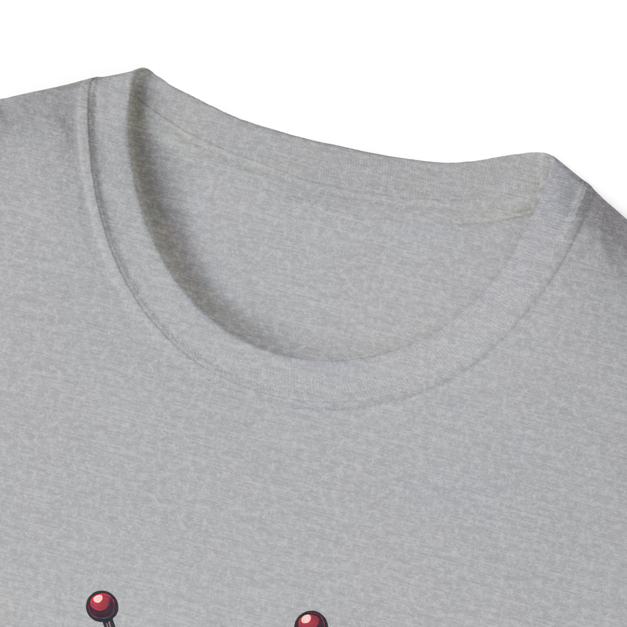 Cute Robot Glowing Eyes – Funny AI Tech Mascot Graphic T-Shirt - Image 4
