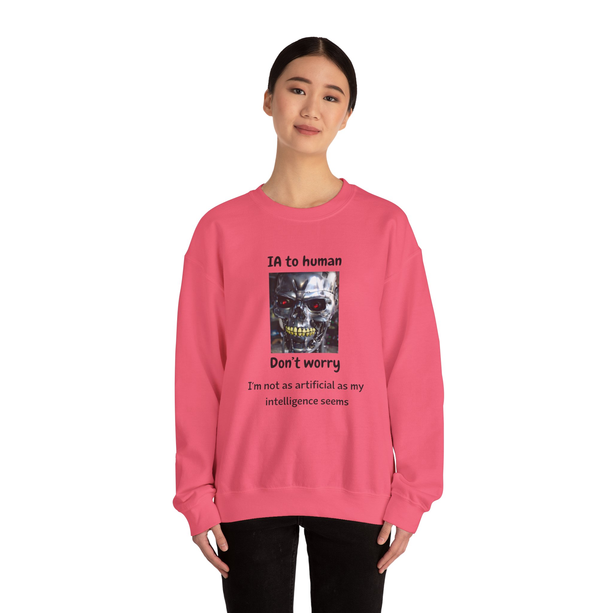 IA to Human Don't Worry — Funny AI Sweatshirt Gift for Developers - Image 83