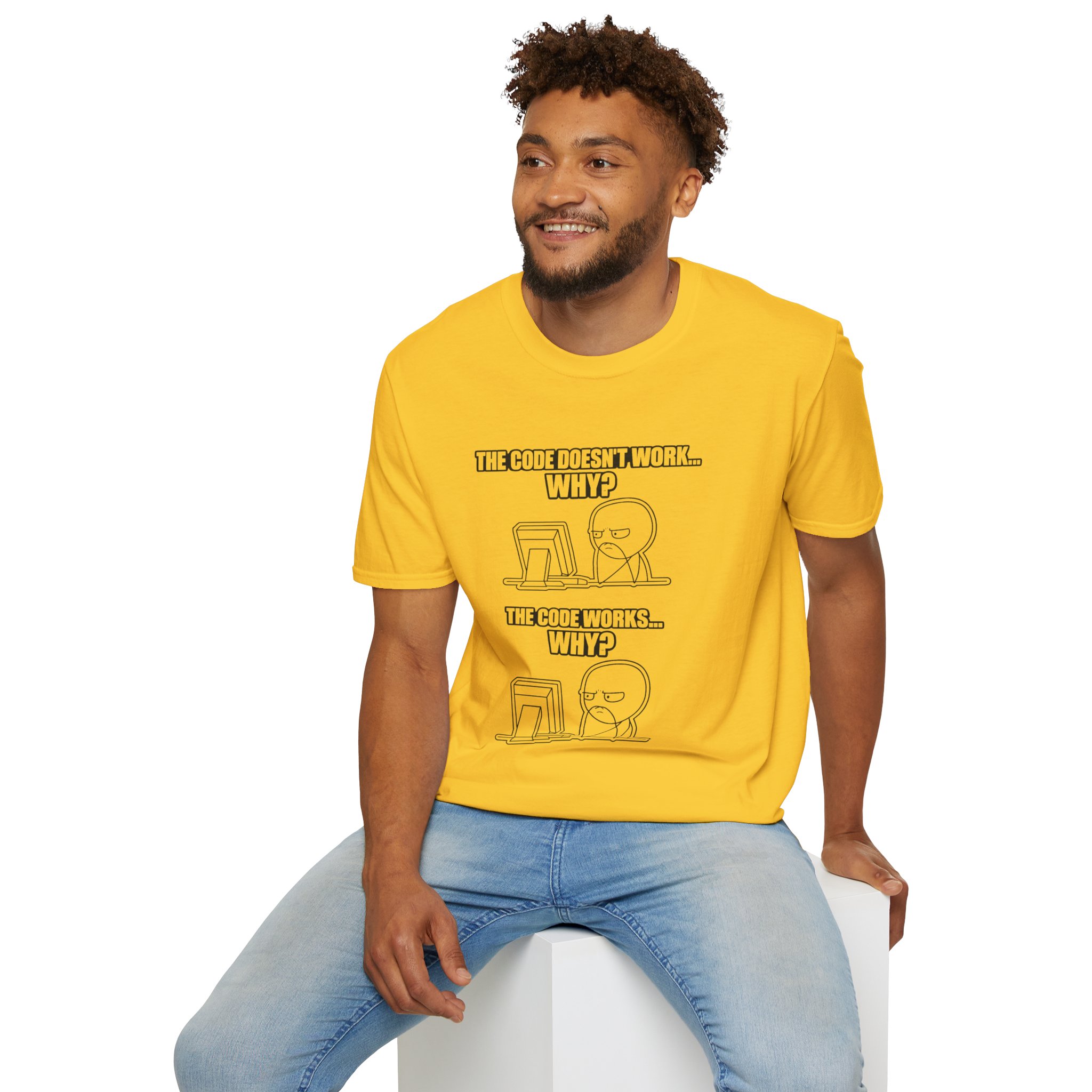 Now That Is a Powerful Cat — Funny AI Meme T-Shirt for Tech Nerds - Image 21
