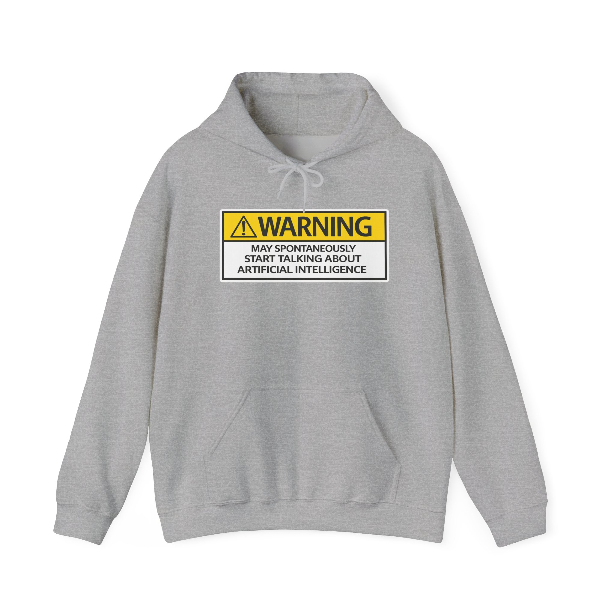 Warning May Talk About AI Hoodie | Funny Artificial Intelligence Sweatshirt - Image 56