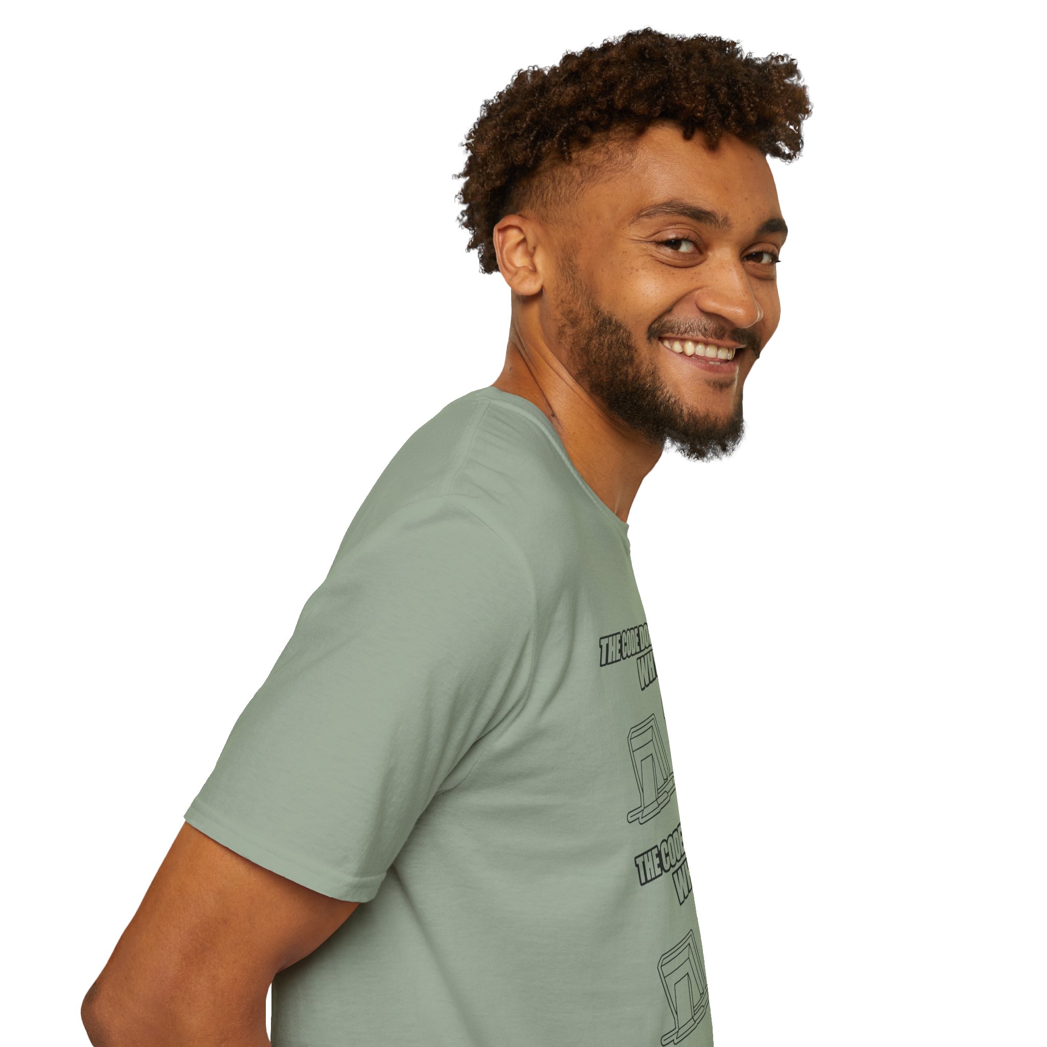 Now That Is a Powerful Cat — Funny AI Meme T-Shirt for Tech Nerds - Image 174