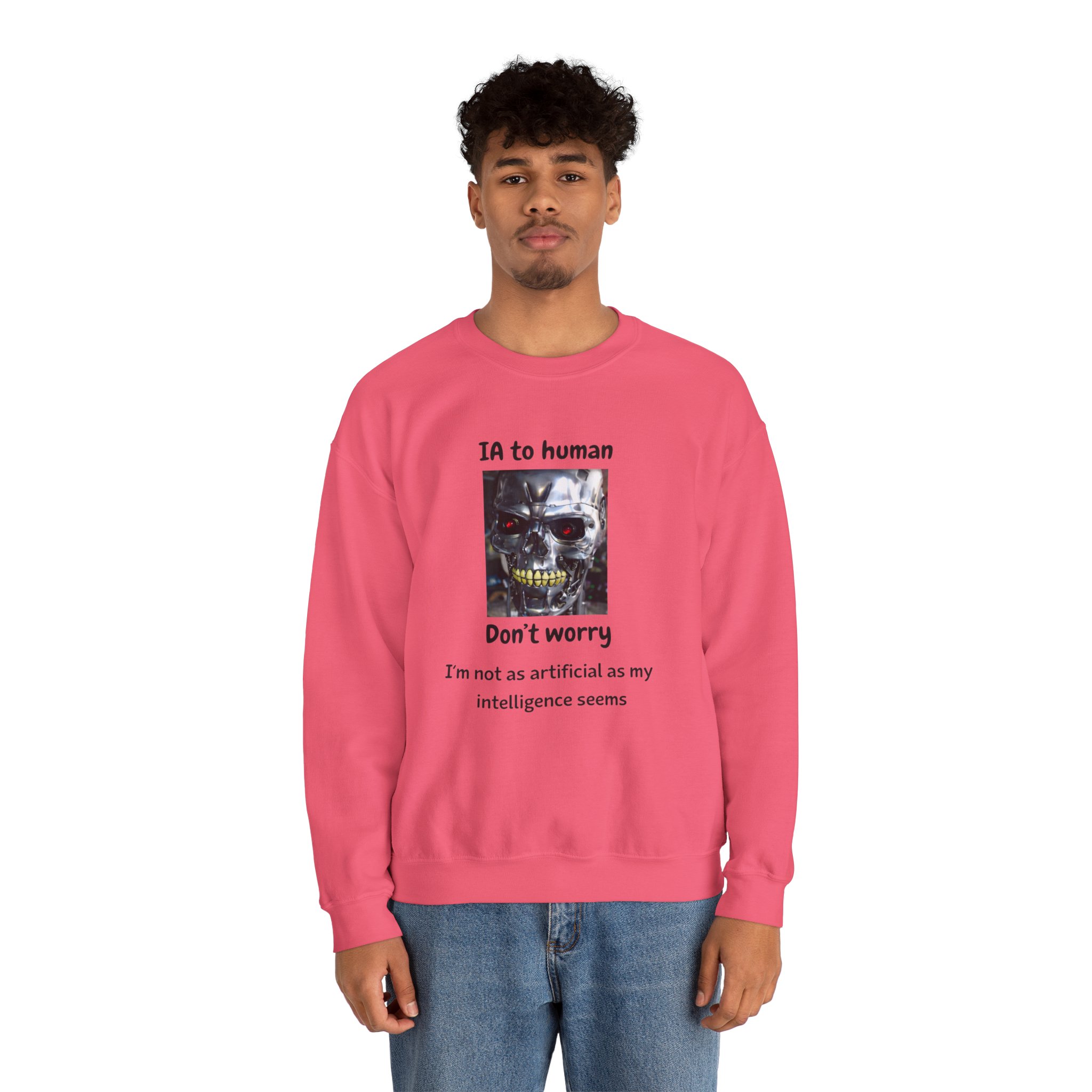 IA to Human Don't Worry — Funny AI Sweatshirt Gift for Developers - Image 84