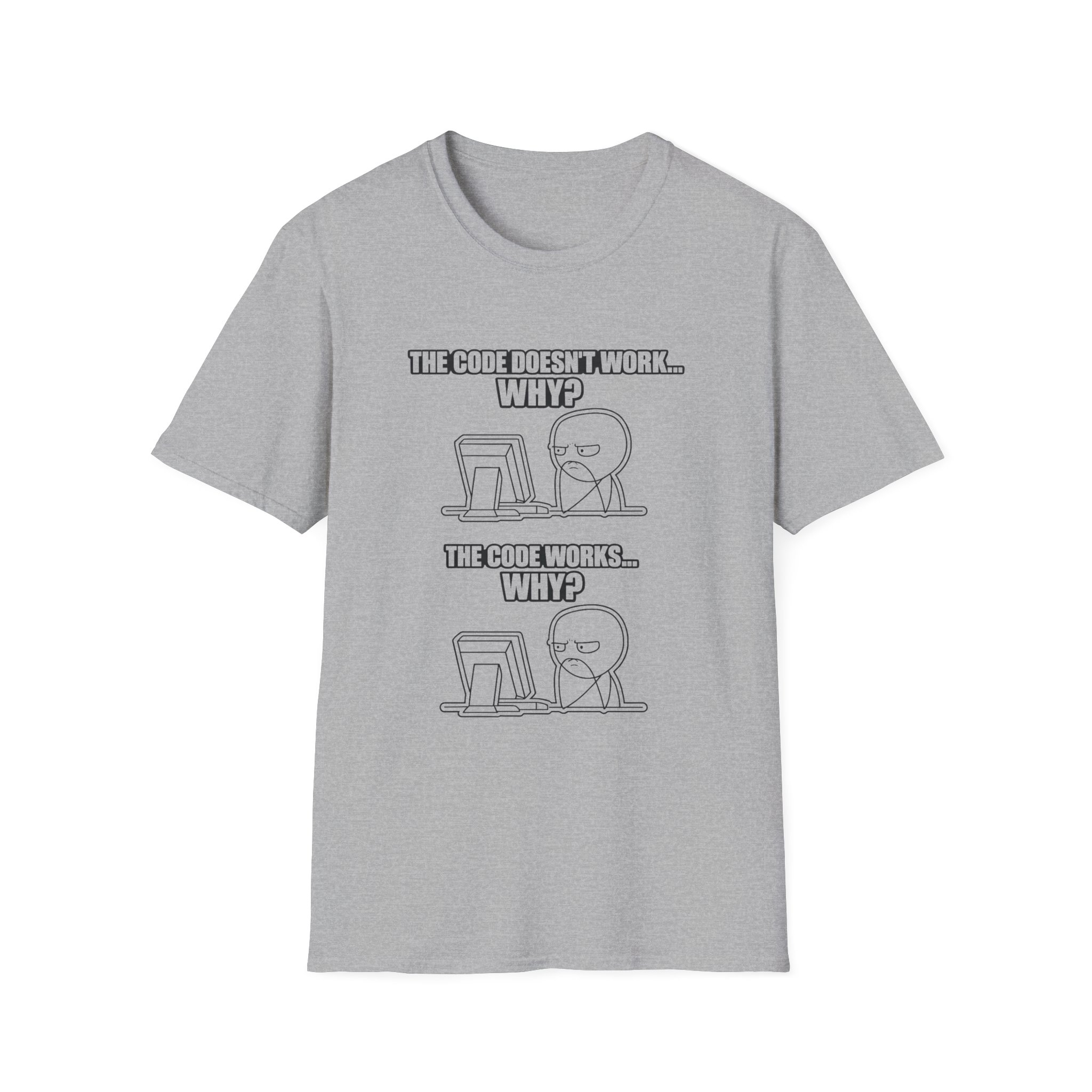 Now That Is a Powerful Cat — Funny AI Meme T-Shirt for Tech Nerds - Image 34