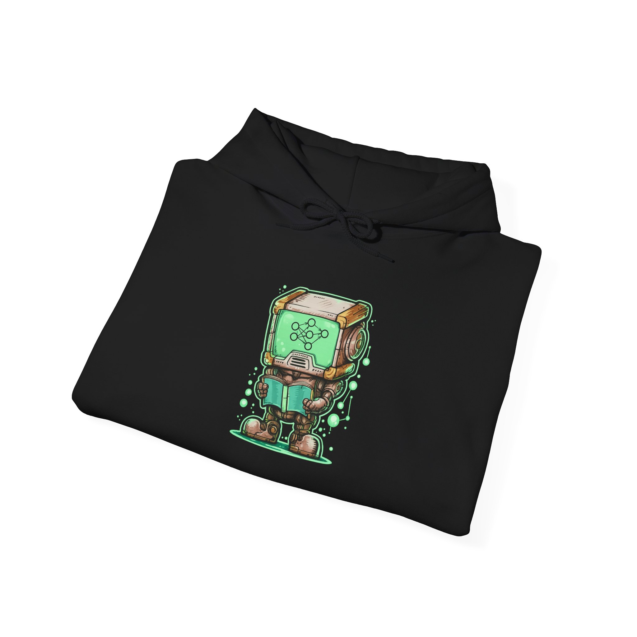 AI Robot Reading Hoodie | Neural Network Sweatshirt for ML Engineers - Image 31
